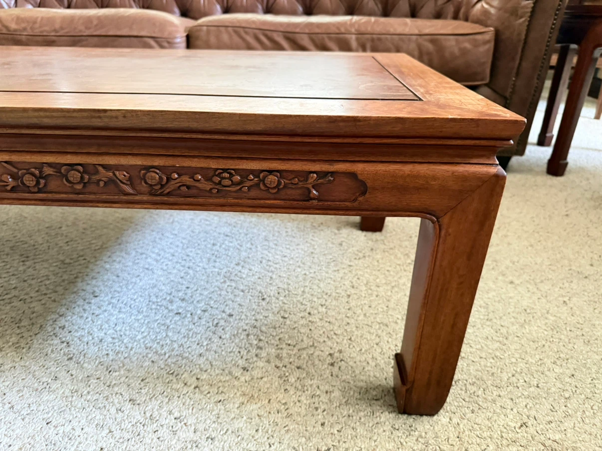 Set of 3 teak tables from Bali - photo 4