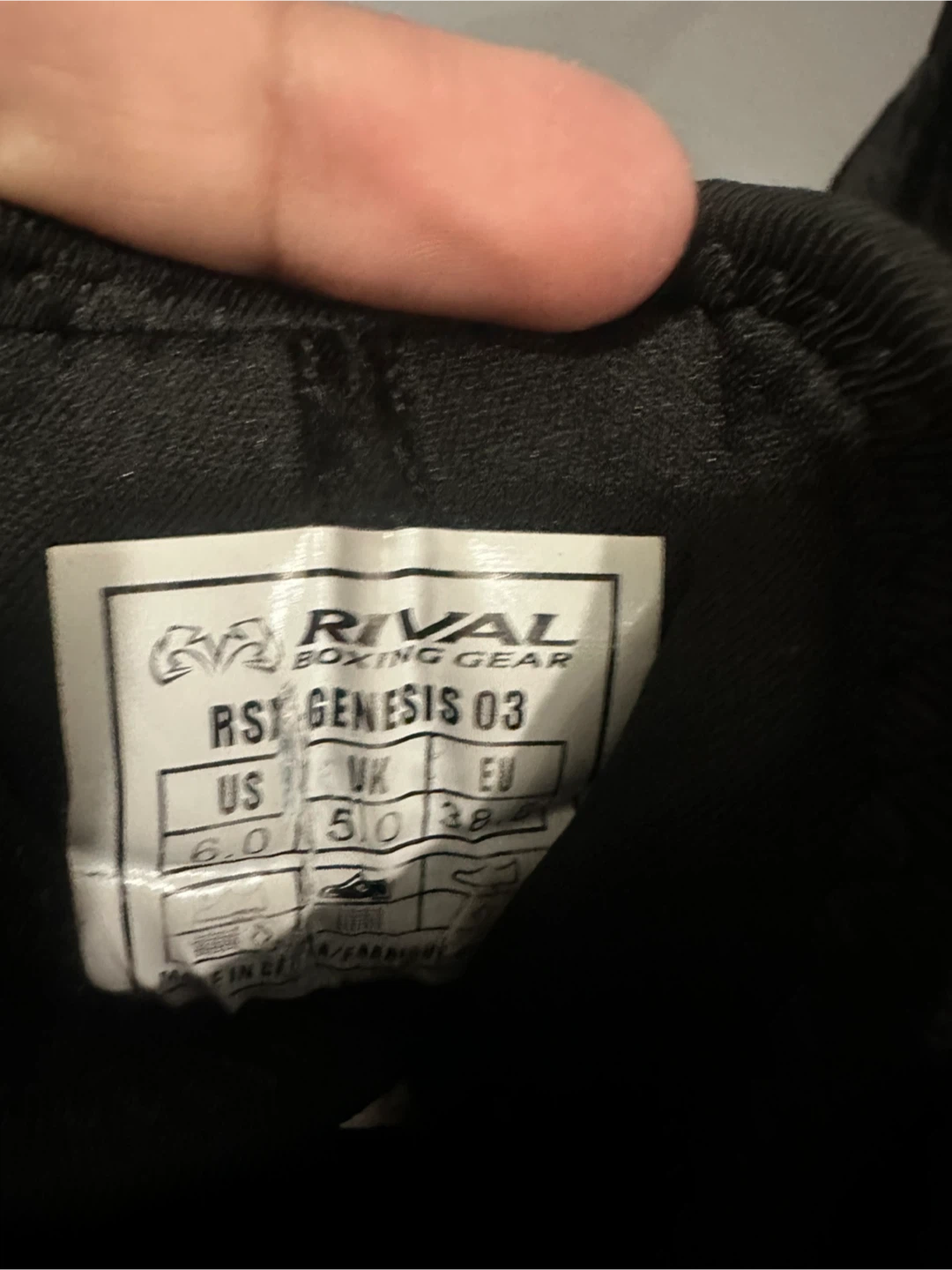 Rival RS1 Genesis 03 Boxing Shoes Black - photo 3