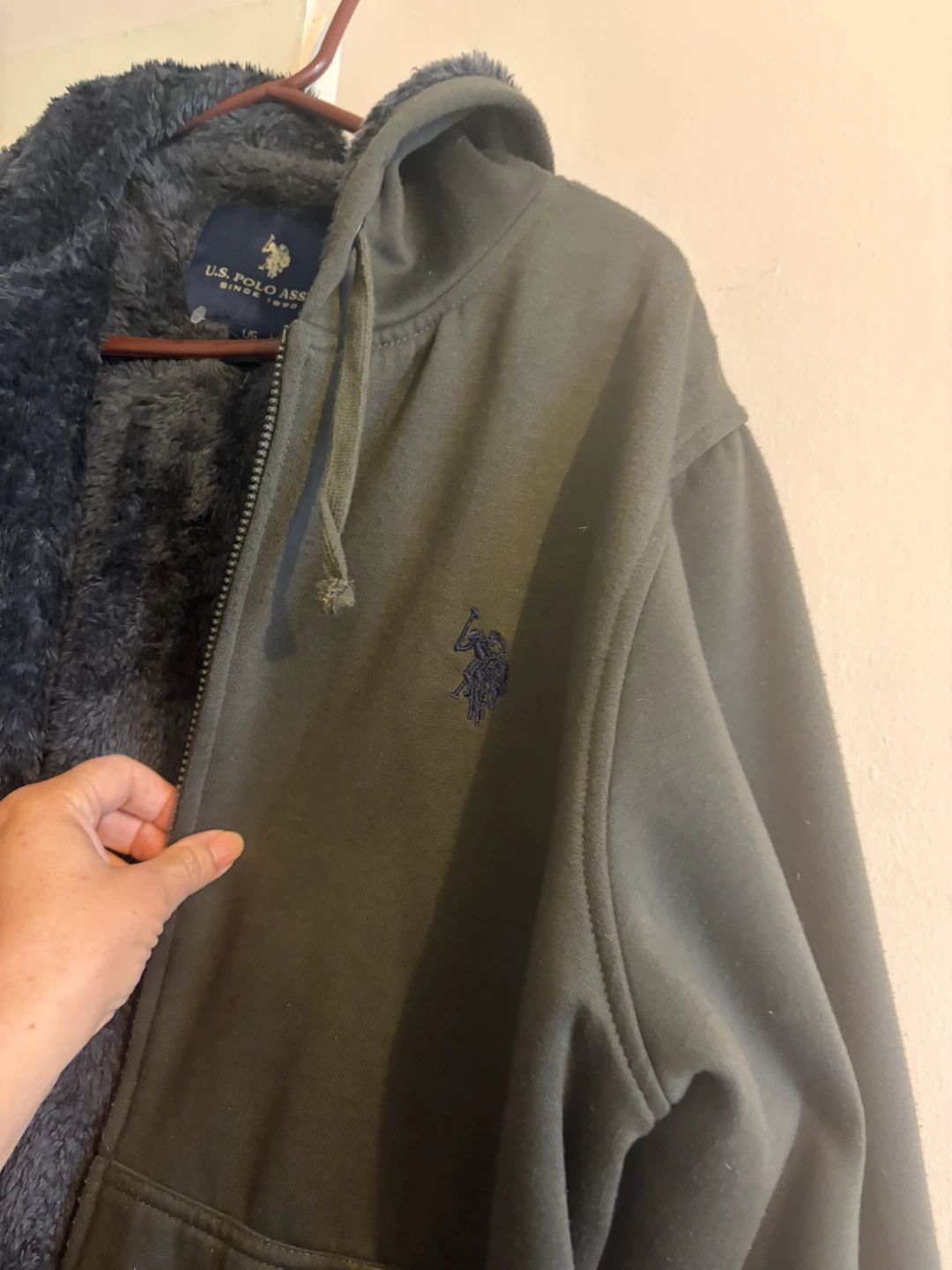 U.S. Polo Assn. Fur-Lined Zip Hoodie - photo 3