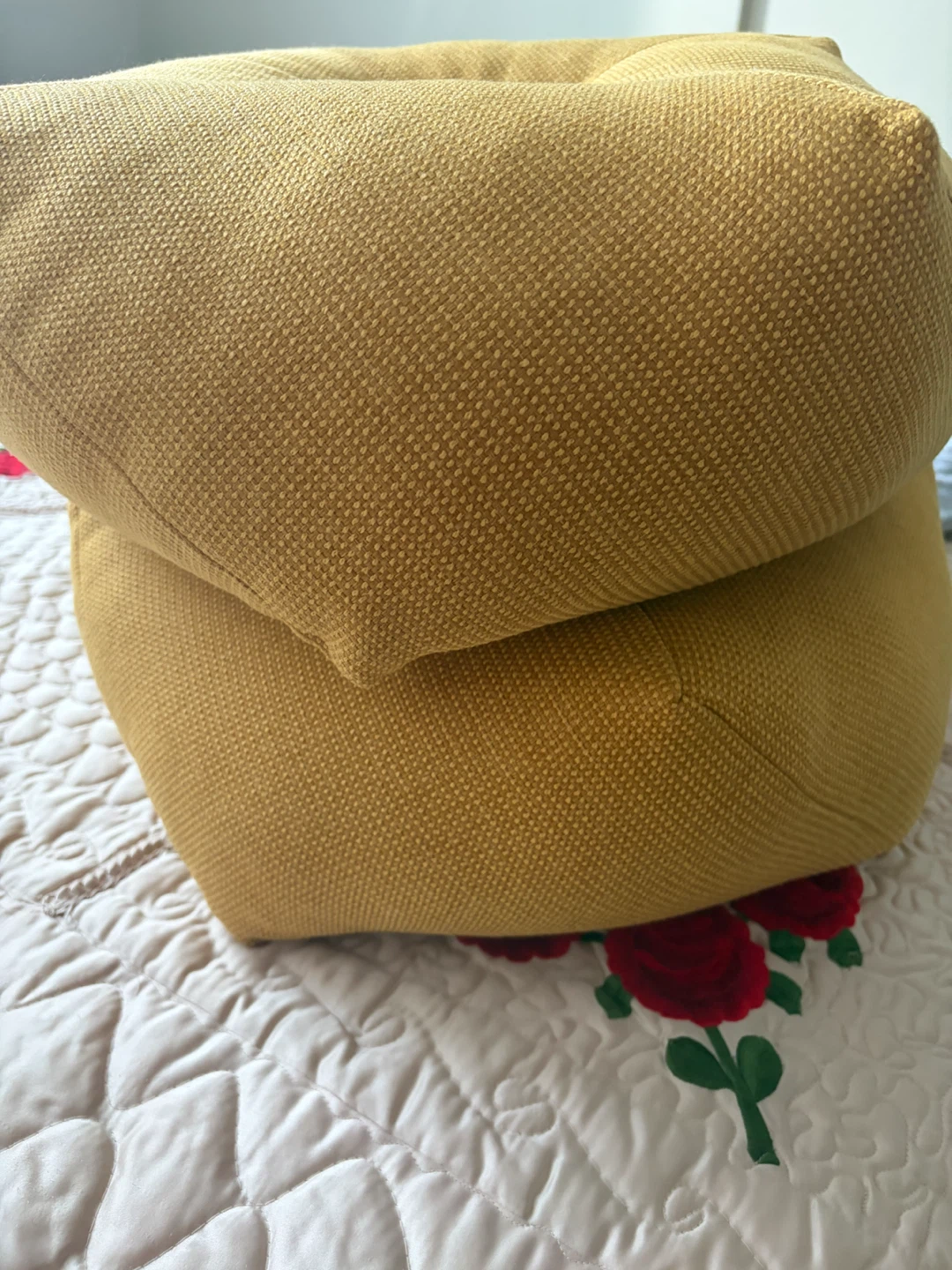 Two Mustard Yellow Decorative Cushions - photo 2