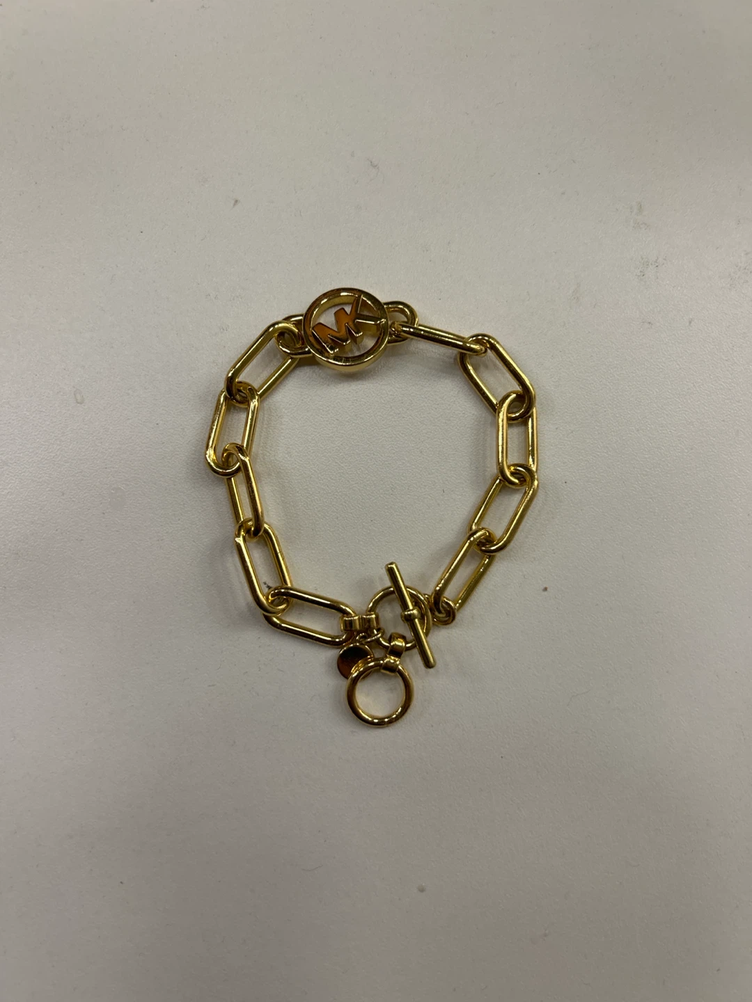 Michael Kors Gold-Tone Chain Link Bracelet 🏈