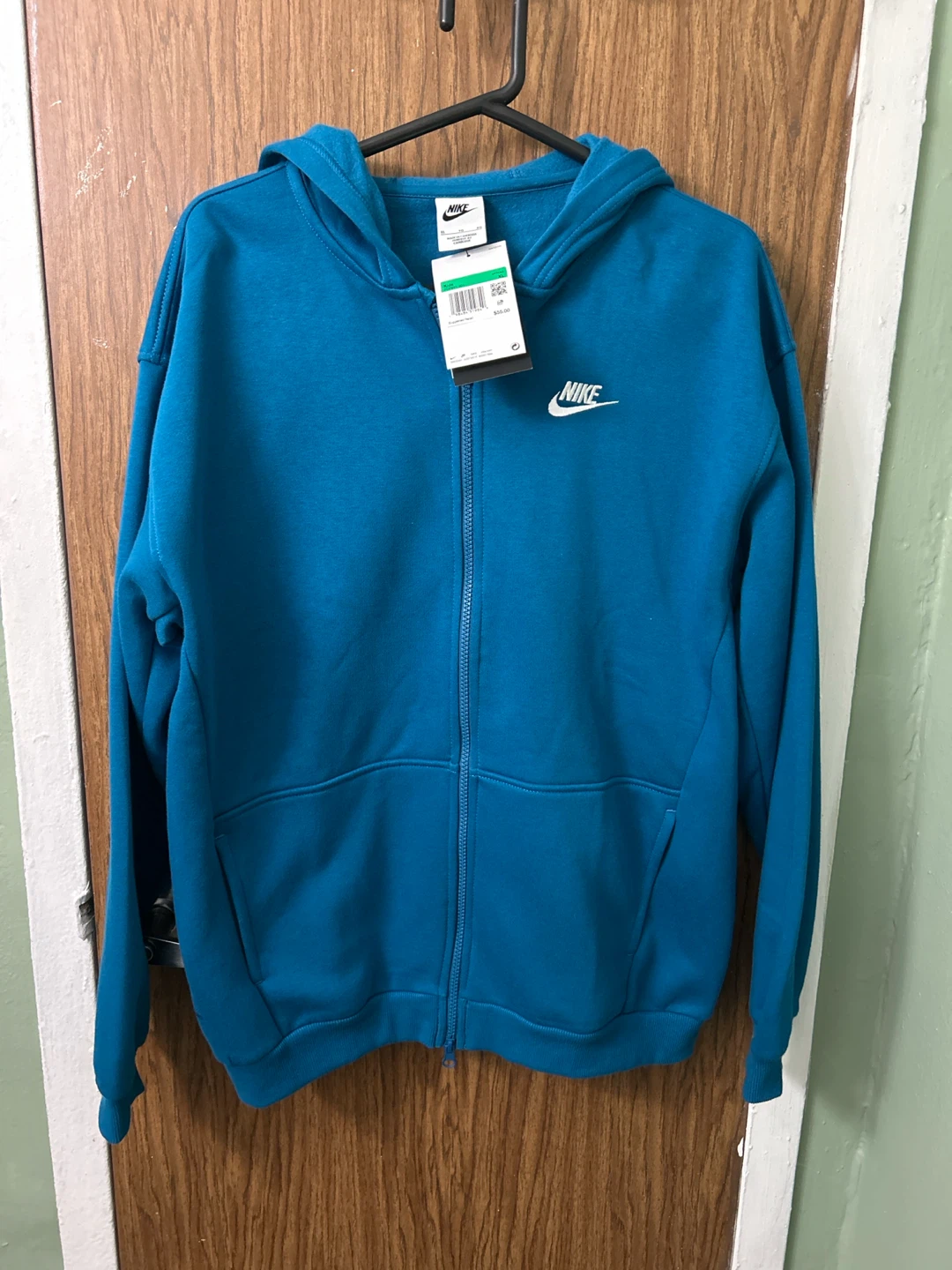 New Nike Full-Zip Hoodie Blue 🏈