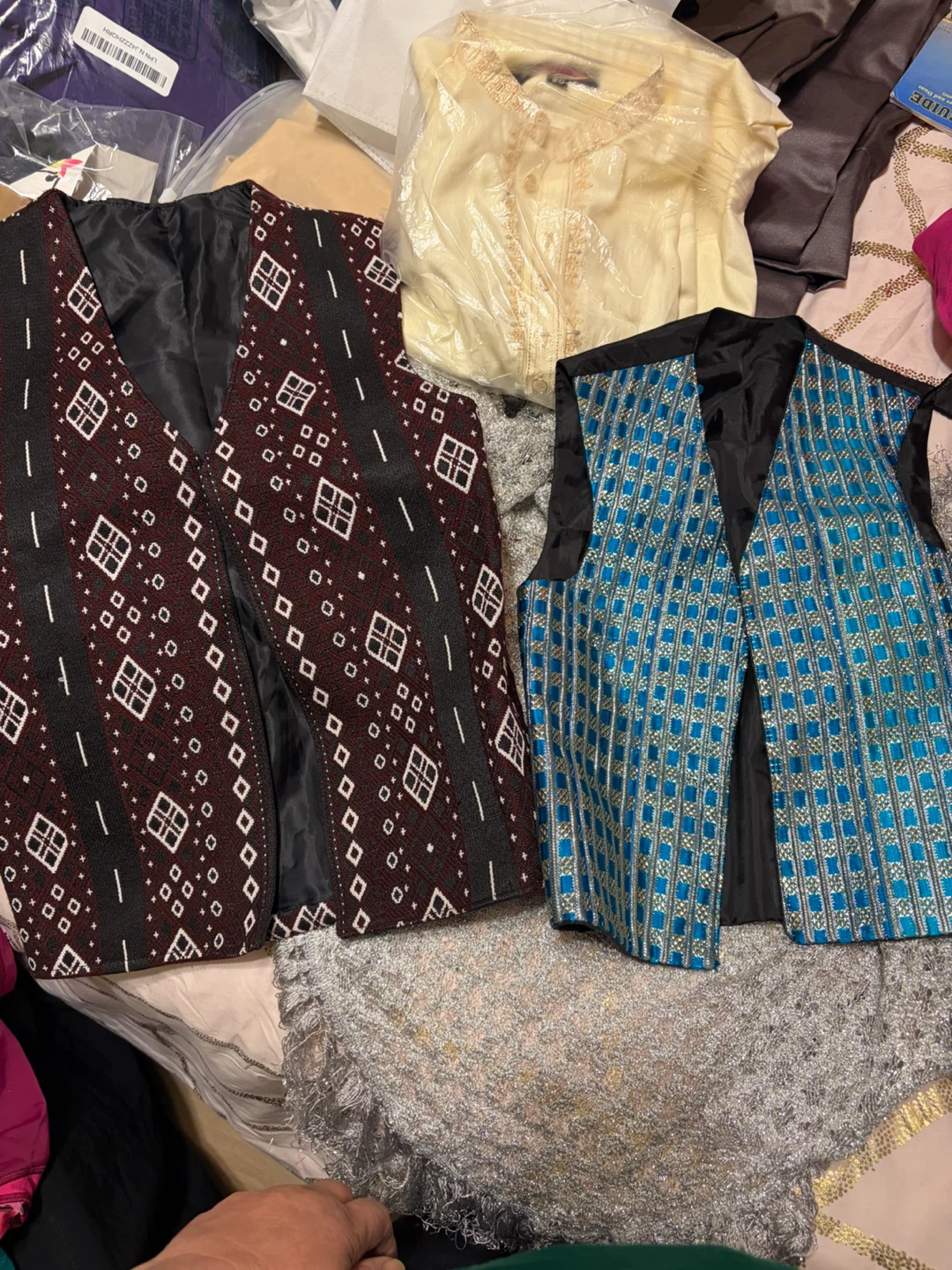 Two Men's Decorative Vests