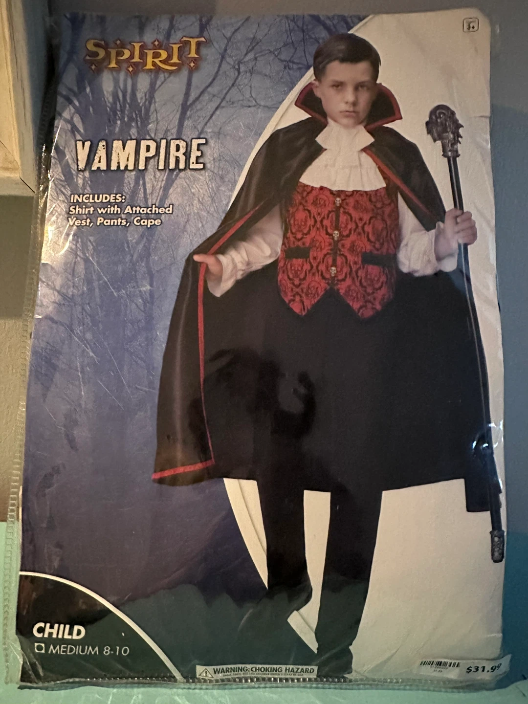 Spirit Vampire Costume Child Medium 8-10
