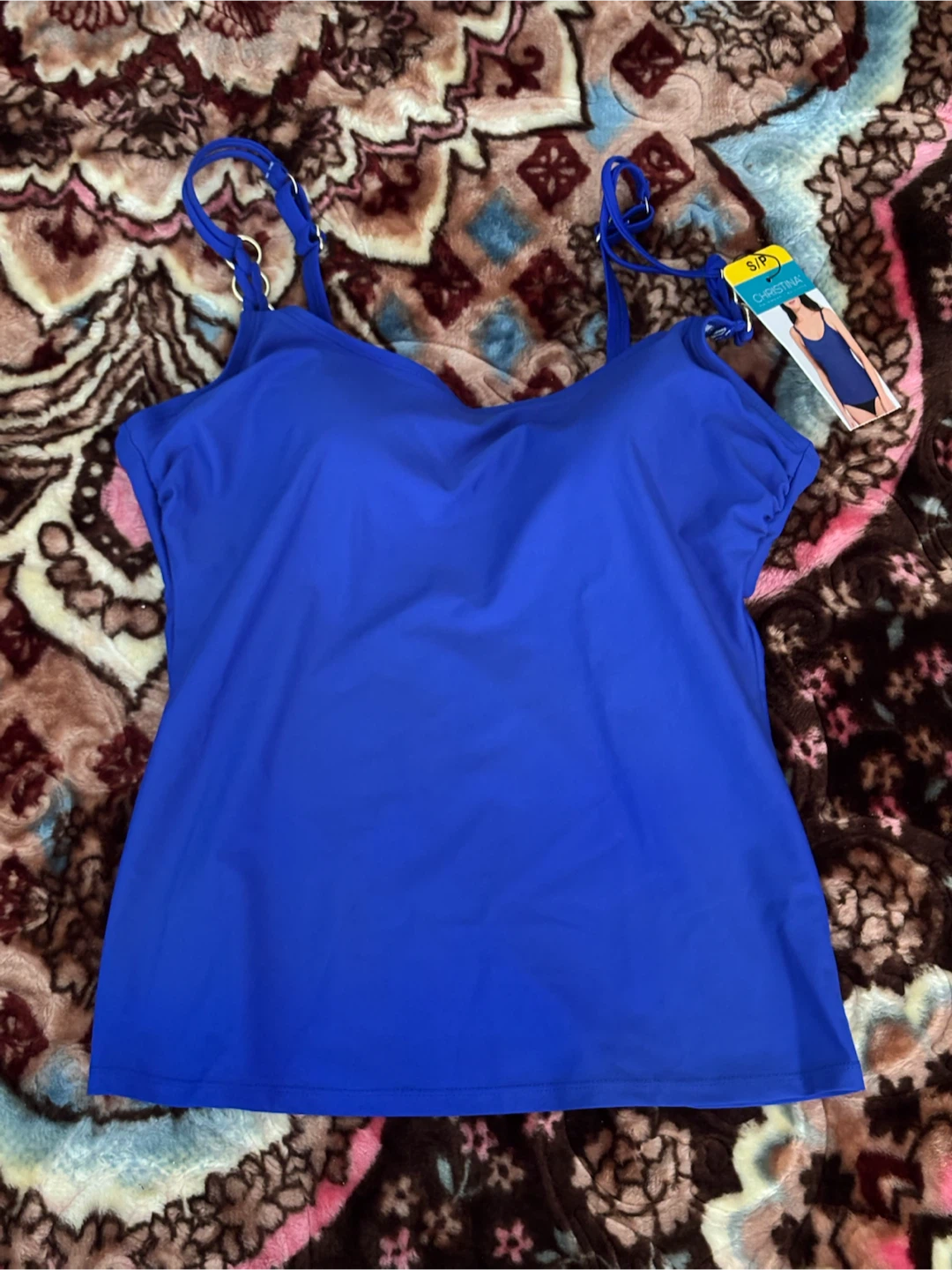 Christina Swimwear Tankini Top Size Small