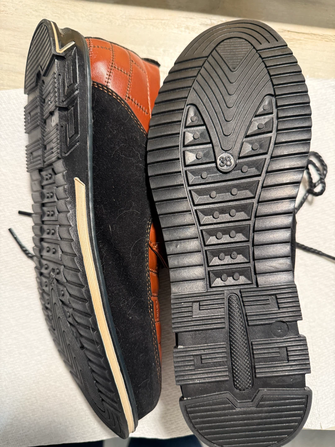 Two-tone Gatsby leather shoes - photo 3
