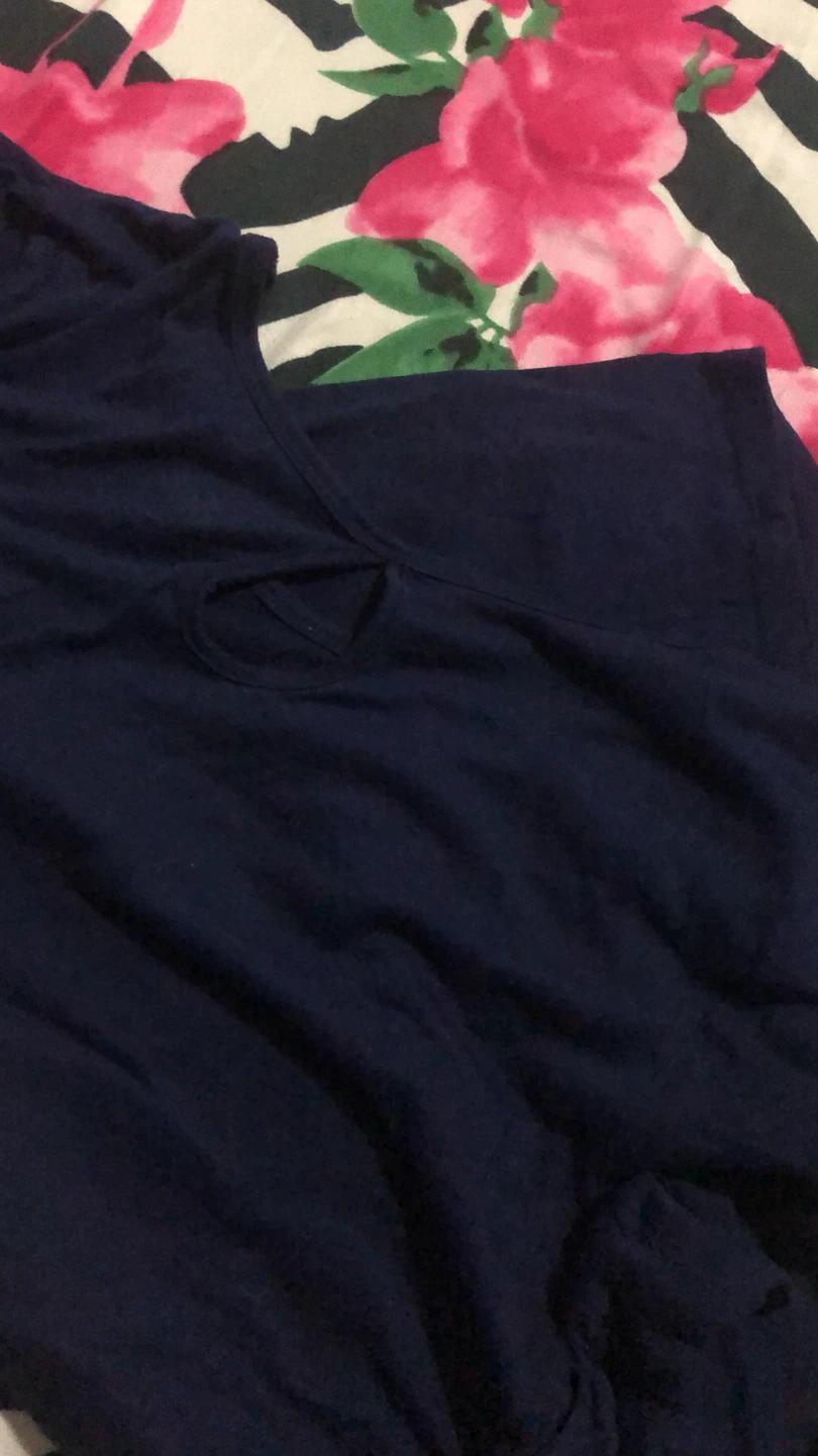 🏈 Justice Girls Navy Graphic T-Shirt - photo 3