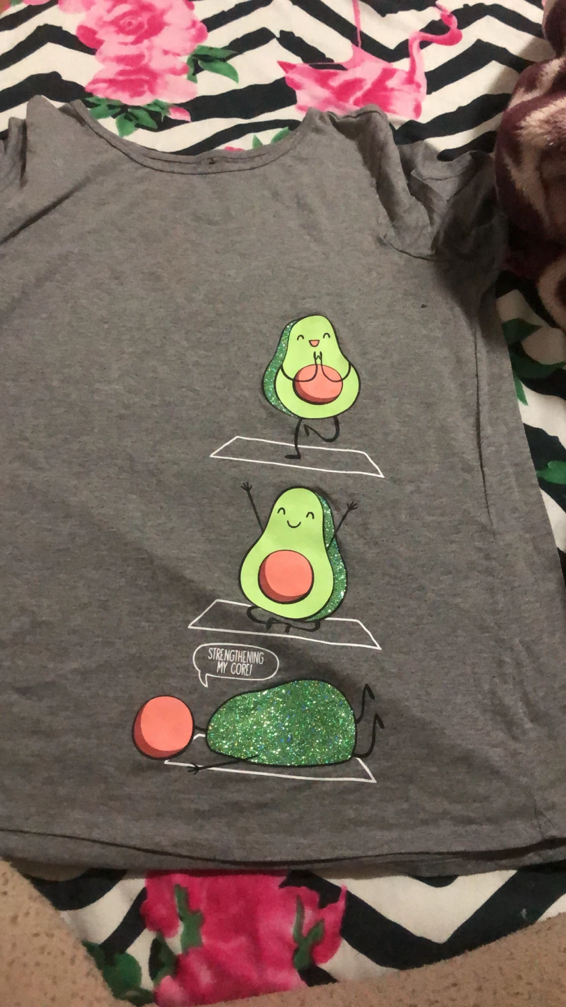 Justice 🏈 Avocado Graphic T-Shirt