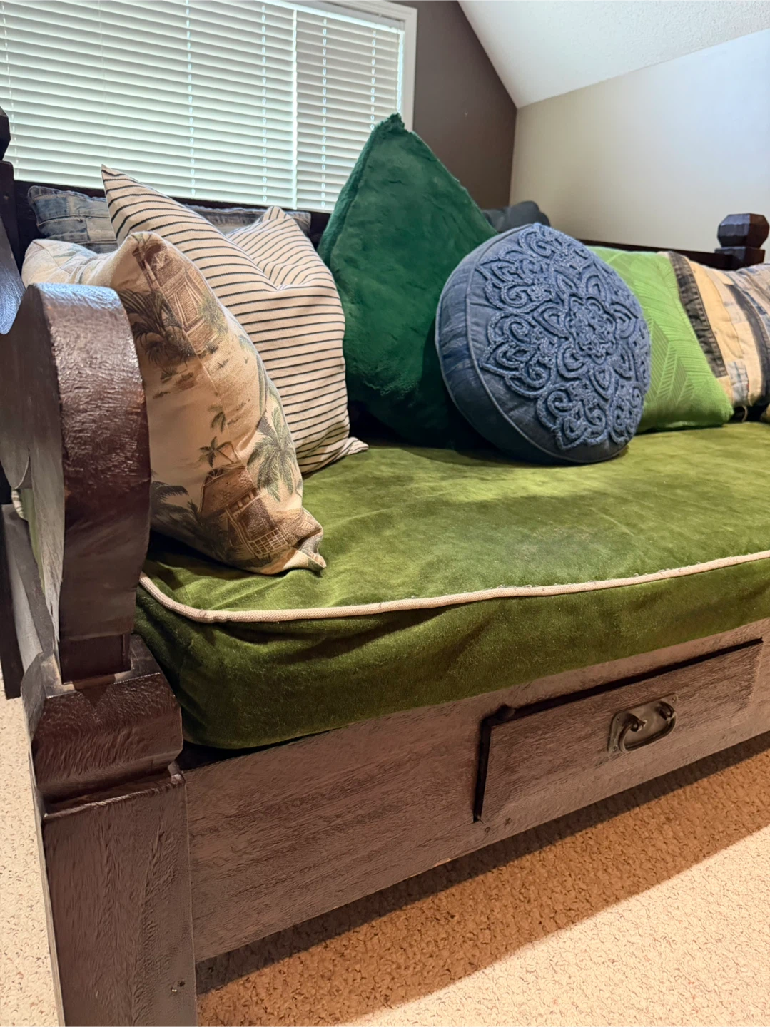 Daybed imported from Bali, Solid wood - photo 2
