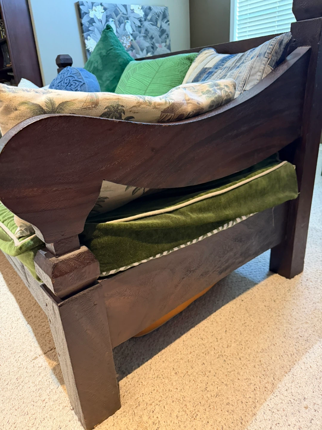 Daybed imported from Bali, Solid wood - photo 5