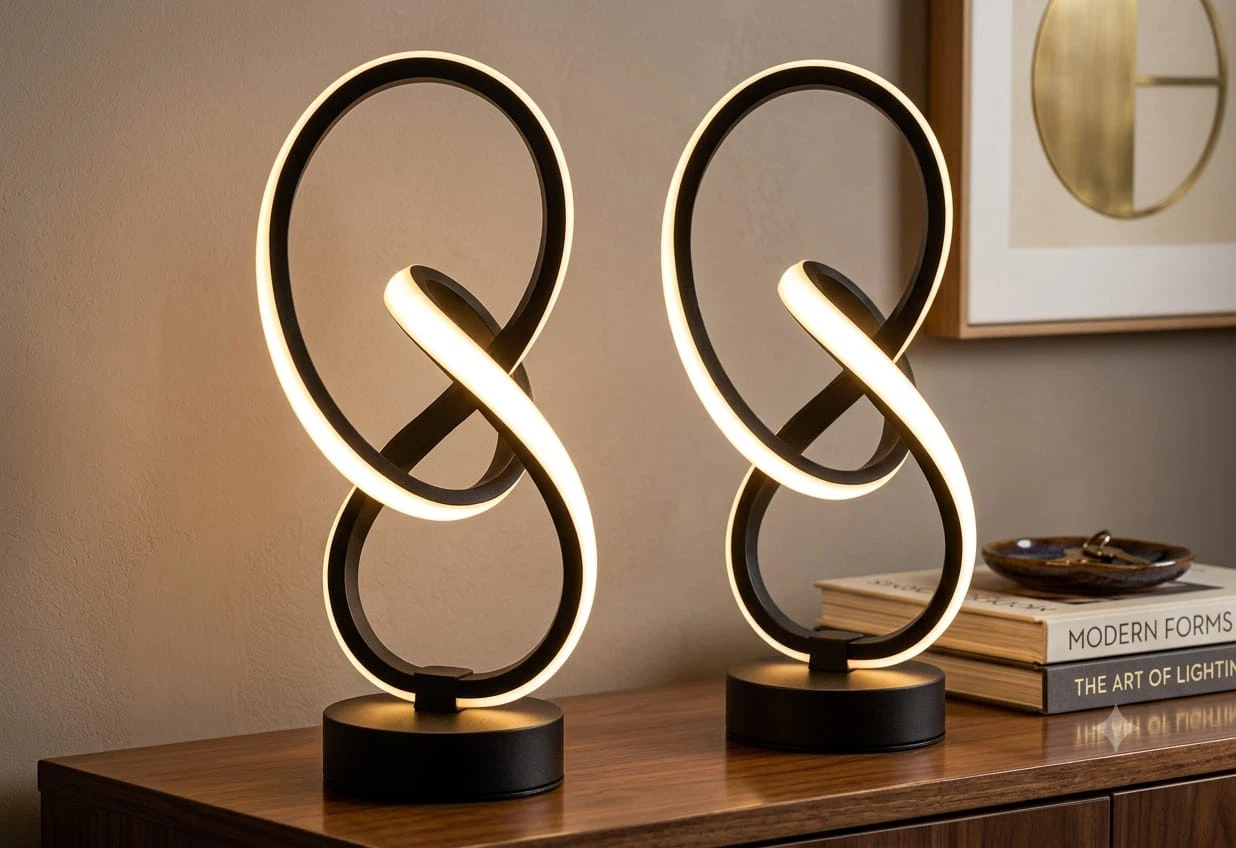 [NEW]Set of 2 Modern LED Table Lamps - photo 2