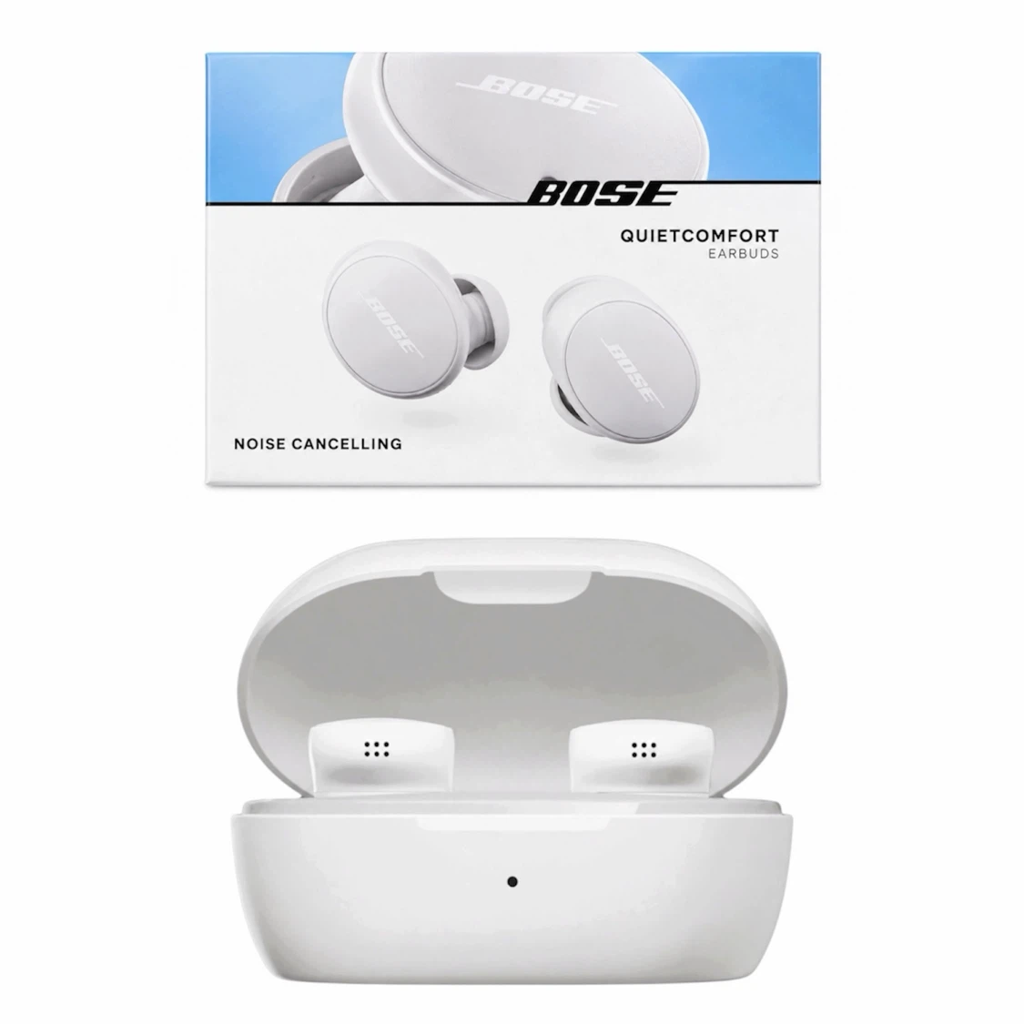 BOSE QUIETCOMFORT EARBUDS IN WHITE SMOKE WIRELESS