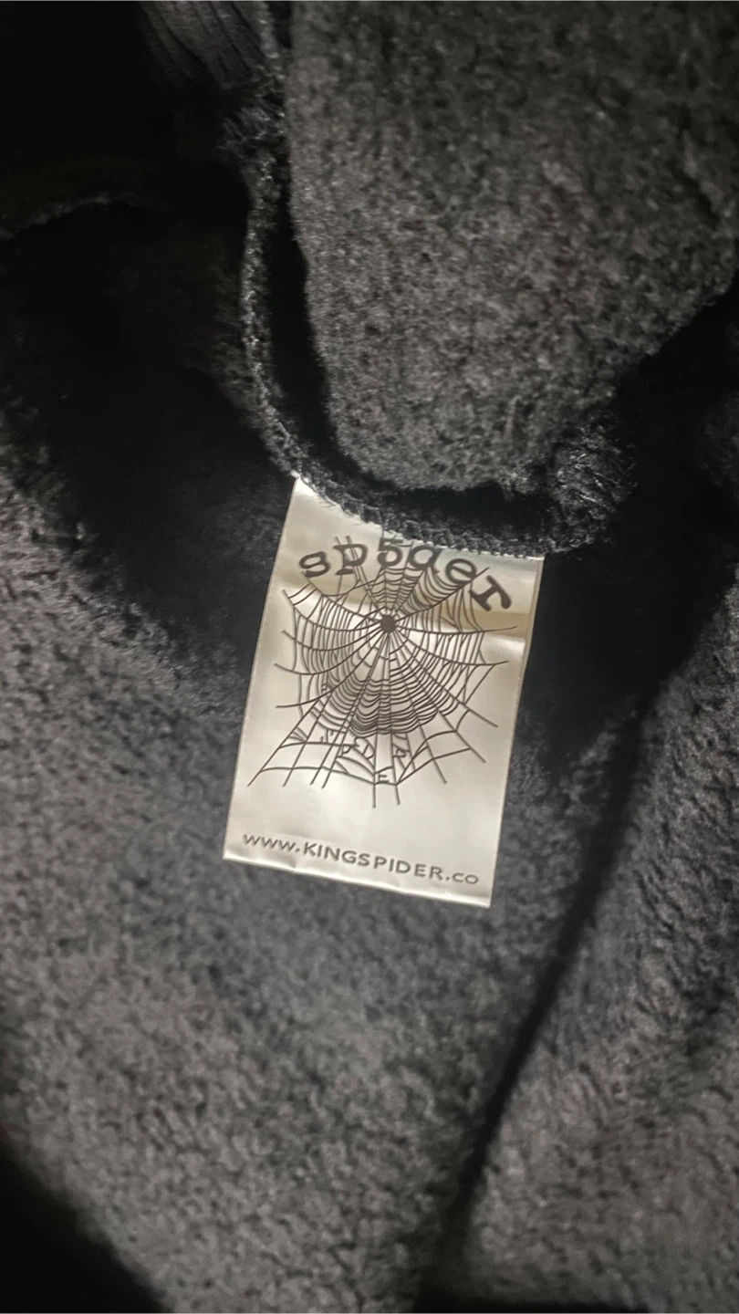 Spider hoodie rhinestone - photo 4