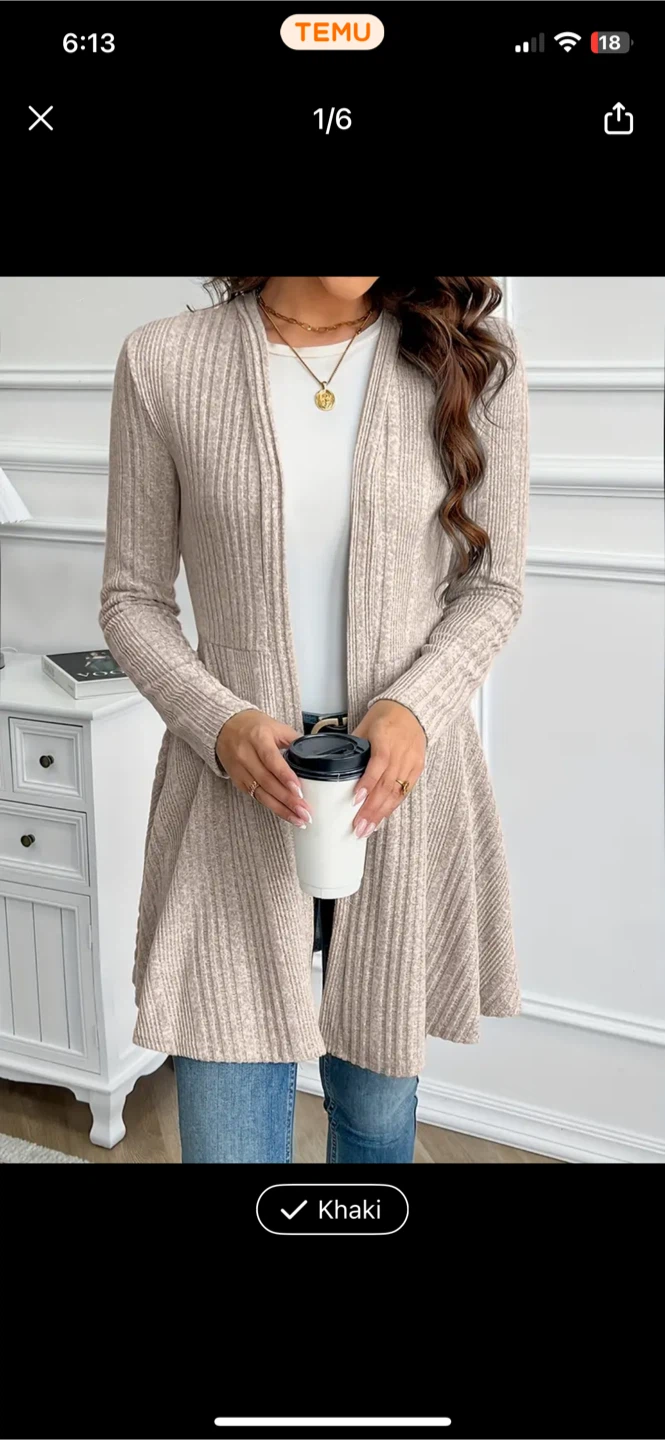 Ribbed Knit Cardigan - photo 3
