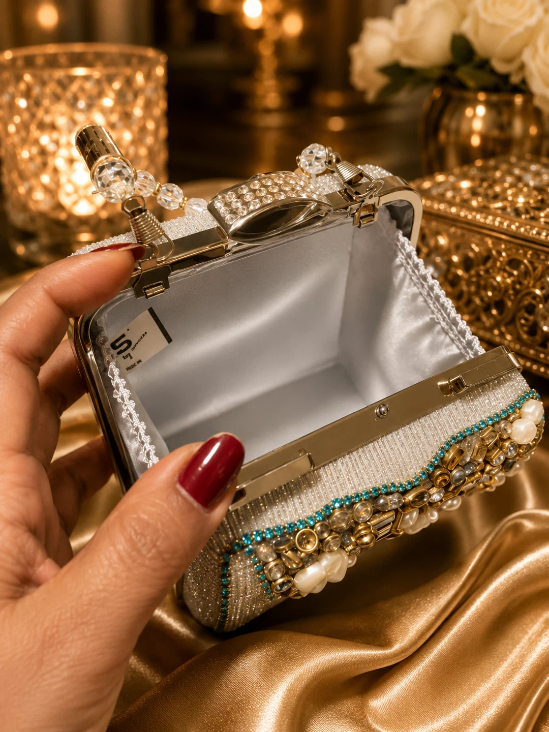 Embellished Box Clutch - photo 3
