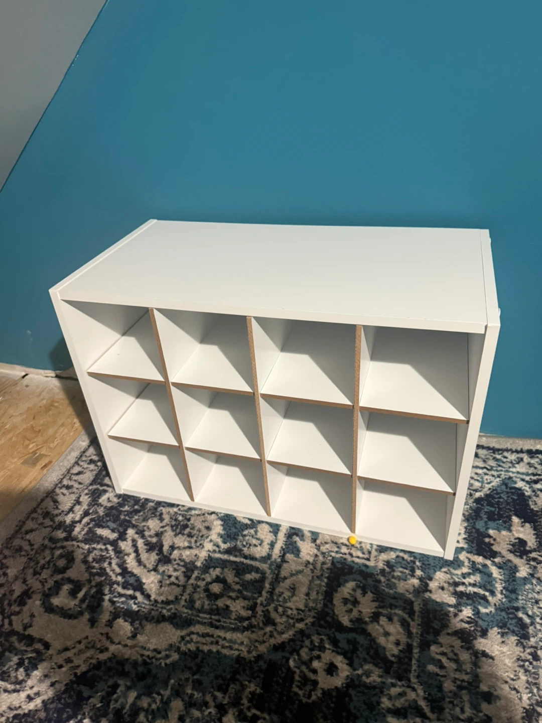 White 12-Cube Storage Organizer