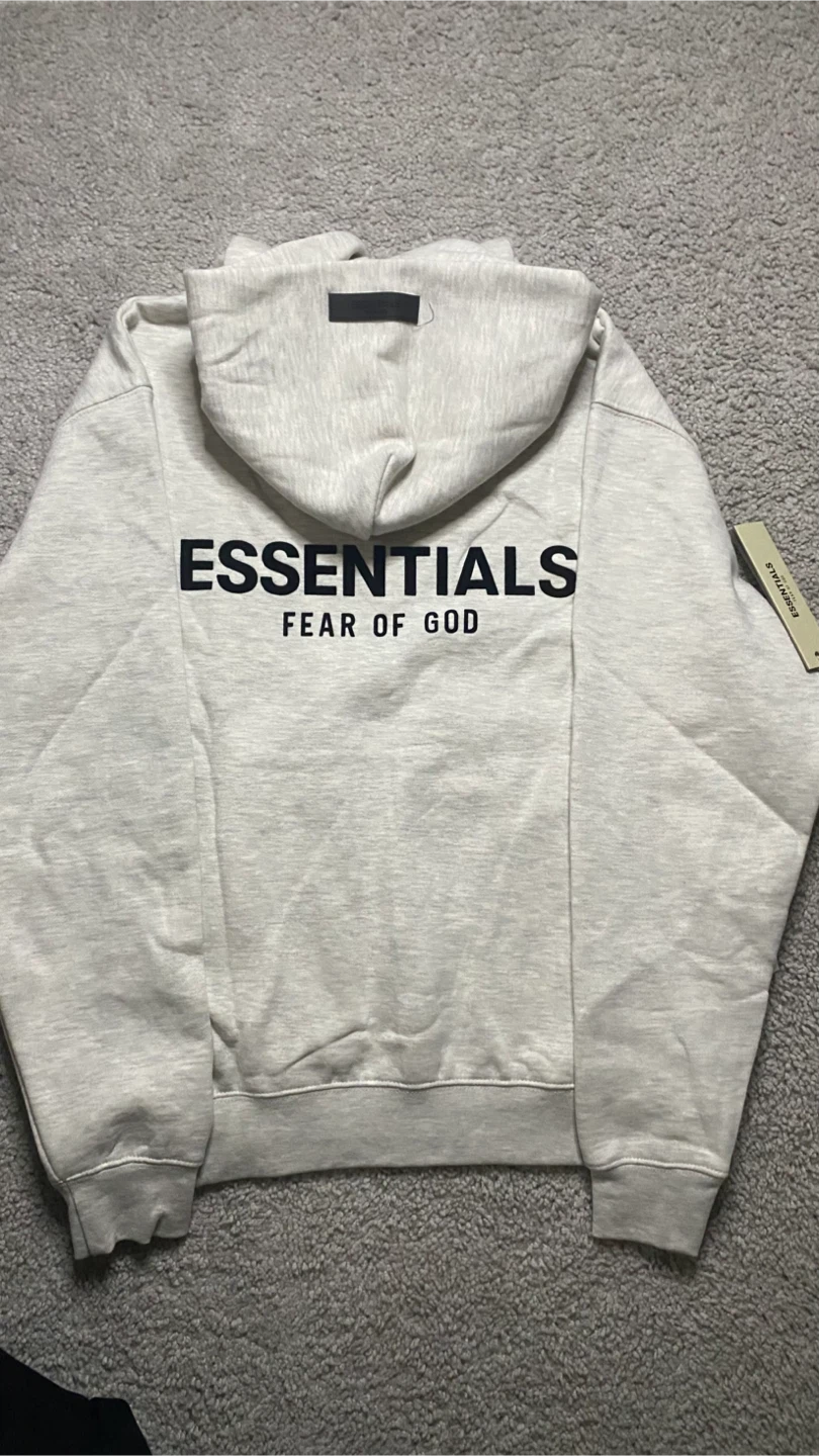 Light Oatmeal Essentials Hoodie - photo 2