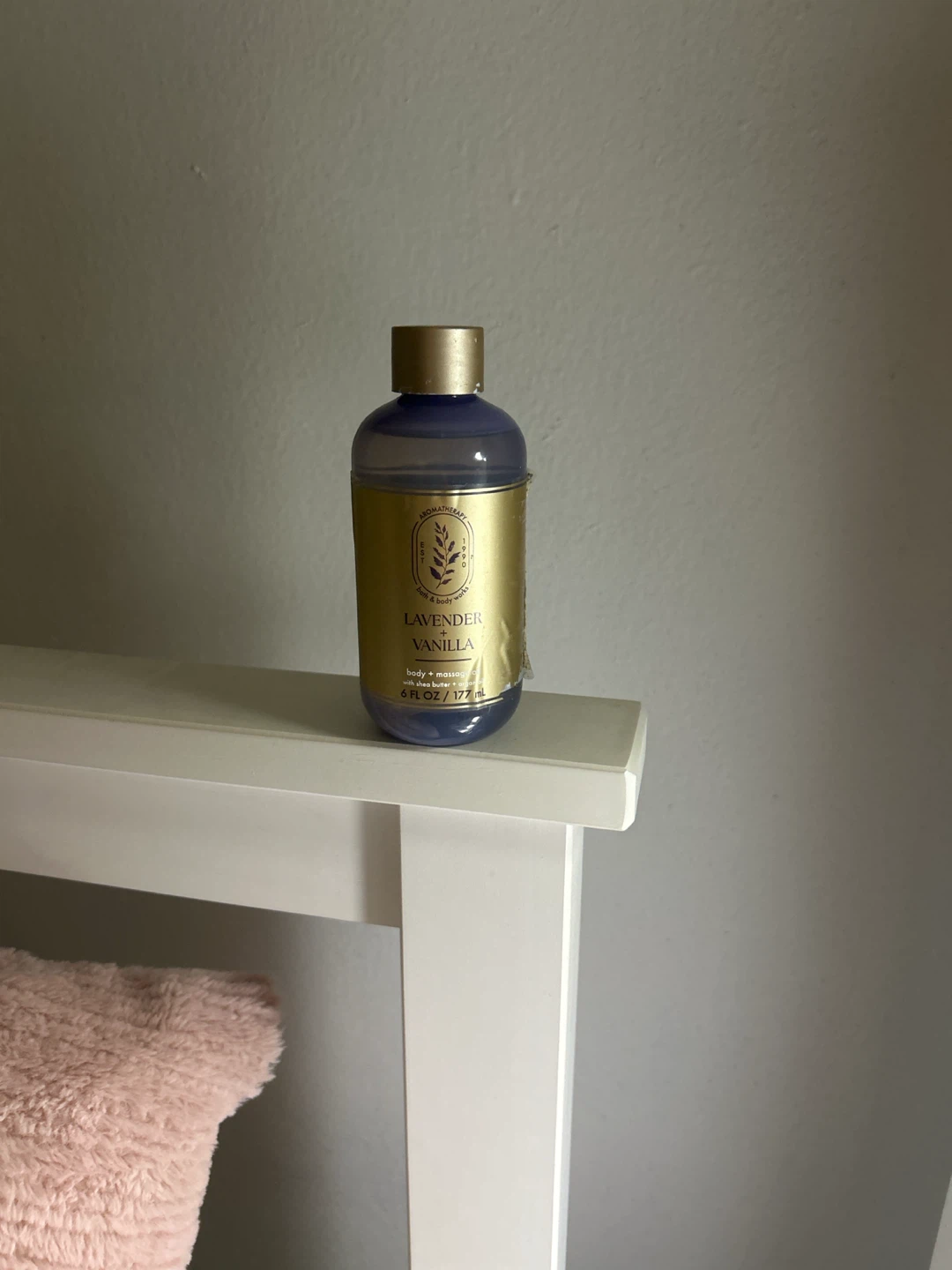 Bath & Body Works Lavender + Vanilla Massage Oil 🏈