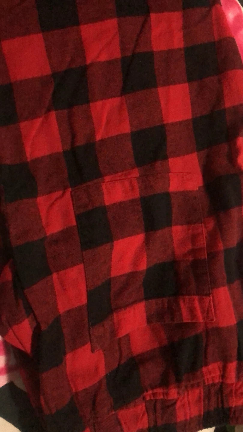 Bluenotes Red 🏈 and Black Plaid Pyjama Pants - photo 2