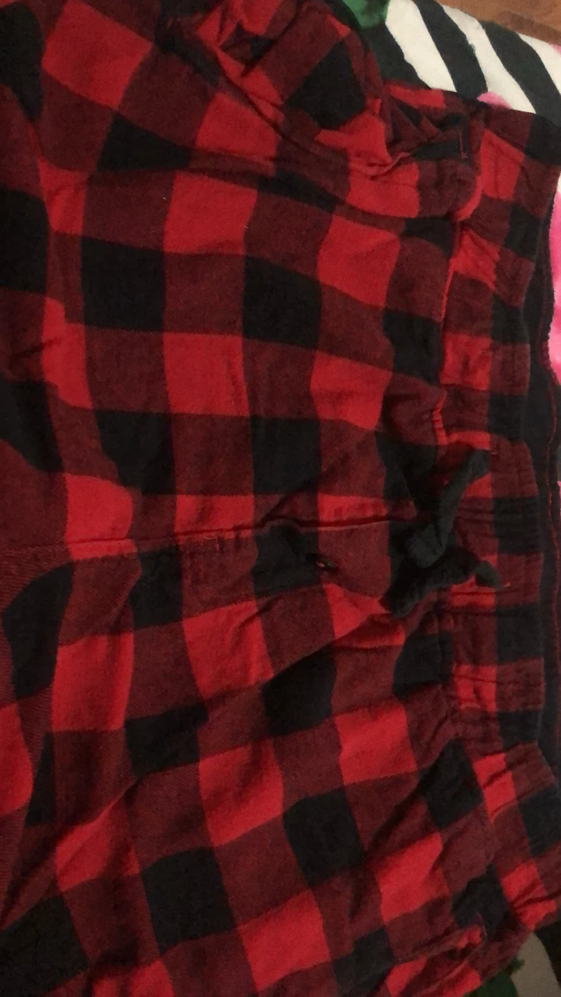 Bluenotes Red 🏈 and Black Plaid Pyjama Pants - photo 5