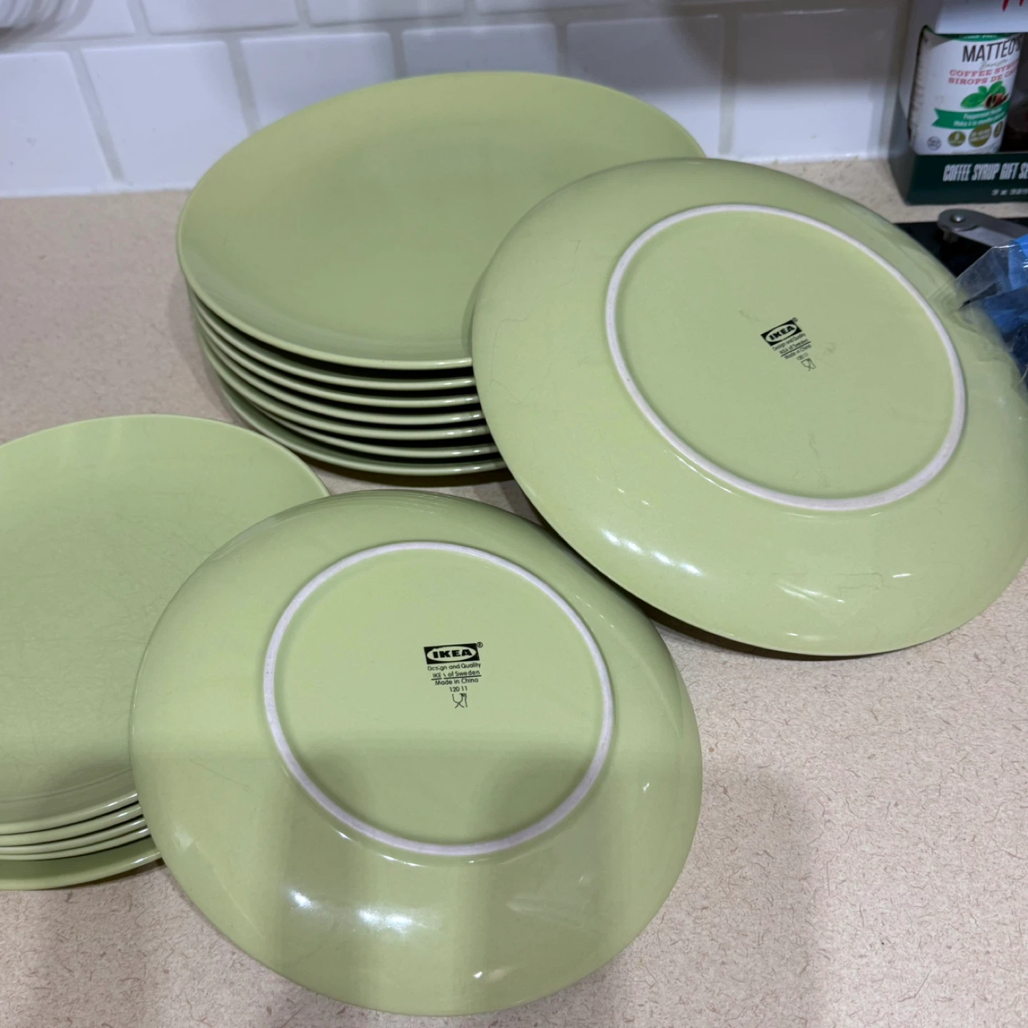 All for $7, 14 IKEA Plates - photo 4