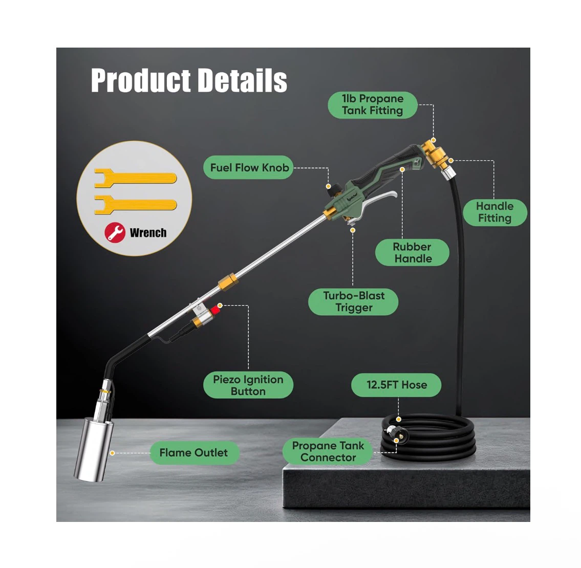 Brand new CSA Certified Propane Torch Weed Burner - photo 5