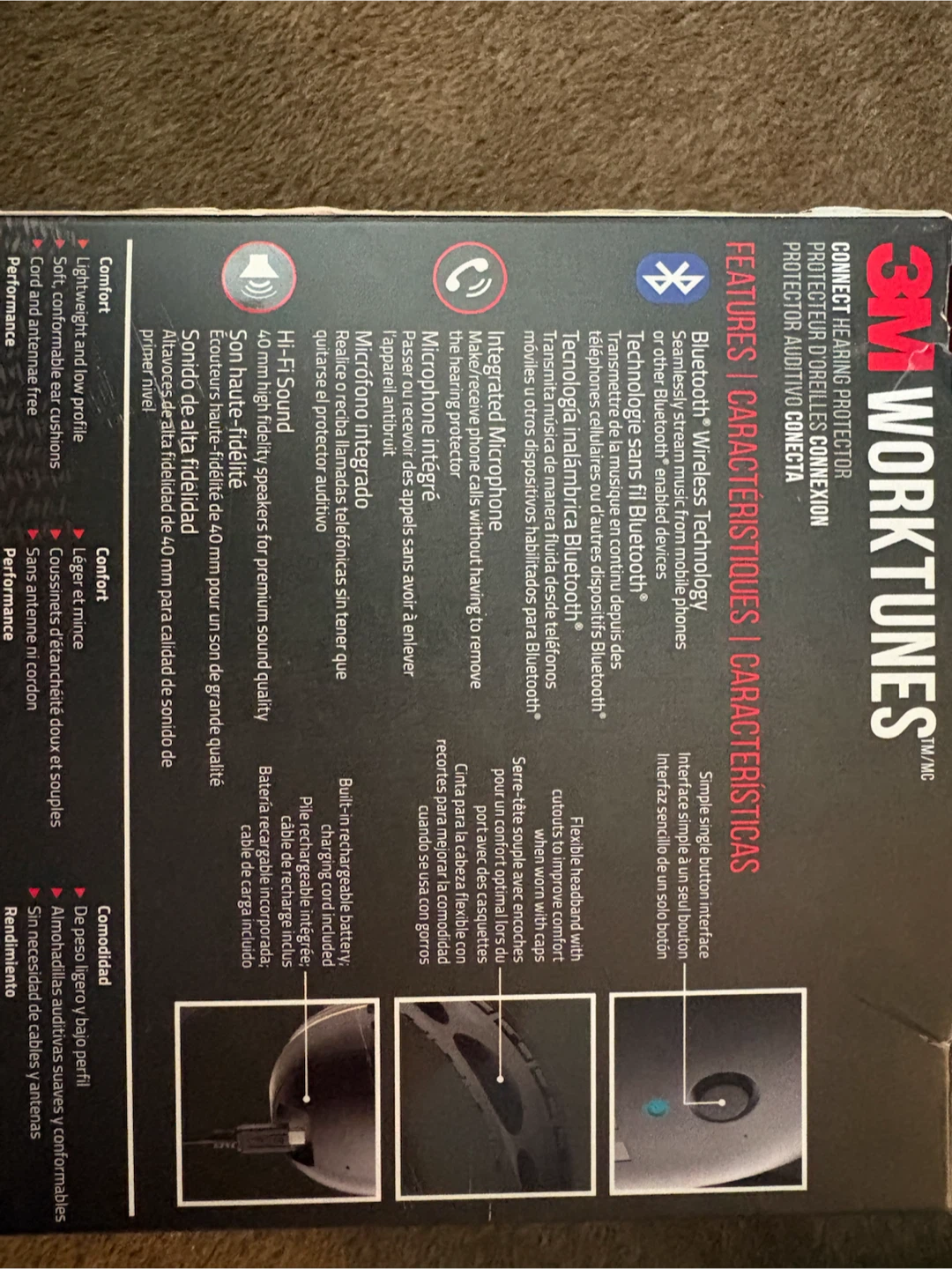 3M work tunes Bluetooth headphones - photo 3