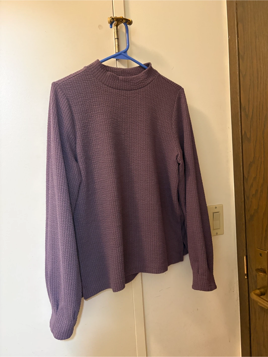🏈Long Sleeve Mock Neck Top_Small - photo 2
