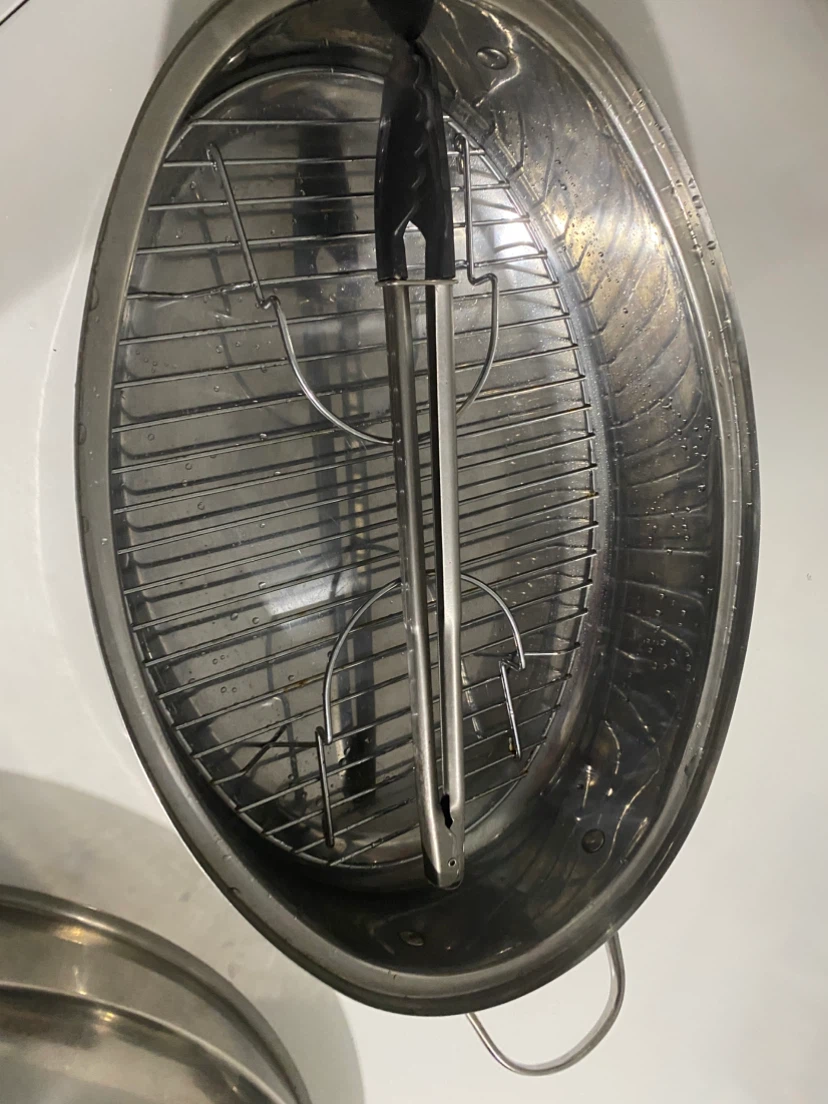 Stainless Steel Roasting Pan with Lid and Rack