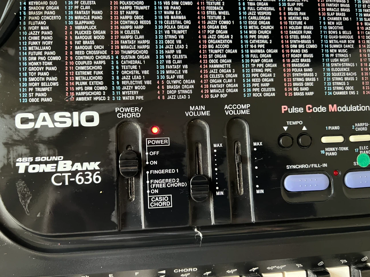 Casio ToneBank CT636 - photo 3