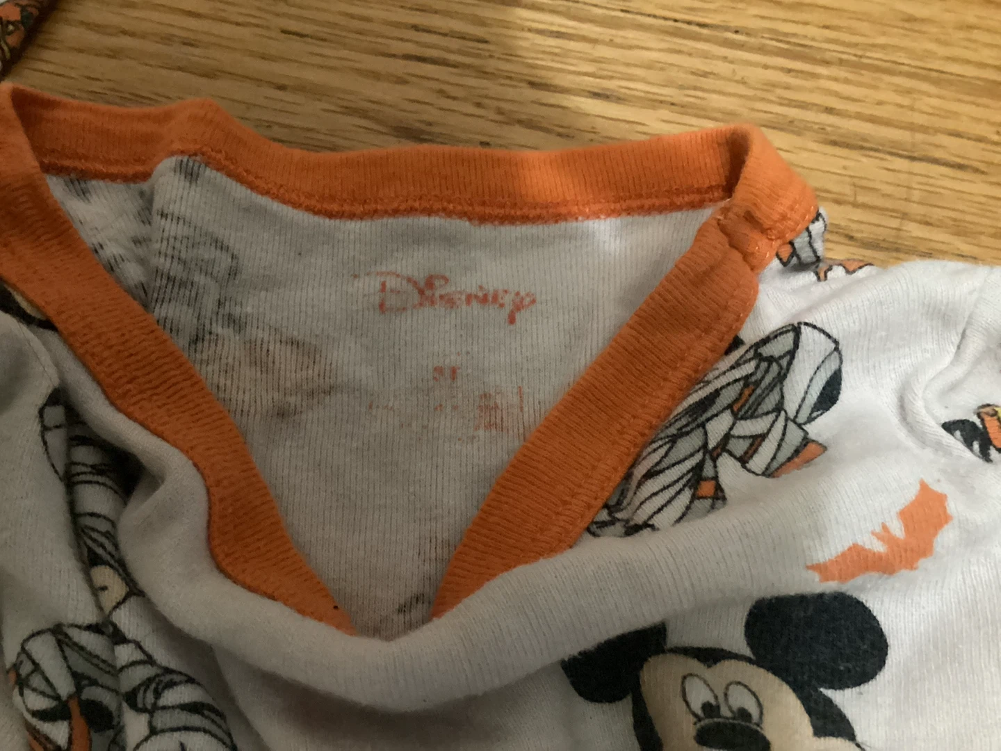 🏈 3T Disney Mickey Mouse Halloween Pajama Set - photo 2