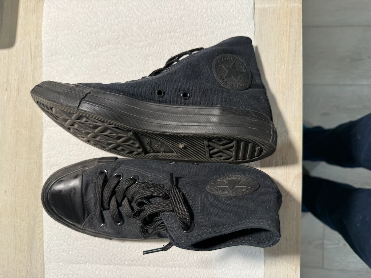 Converse All Star High Top Black Sneakers