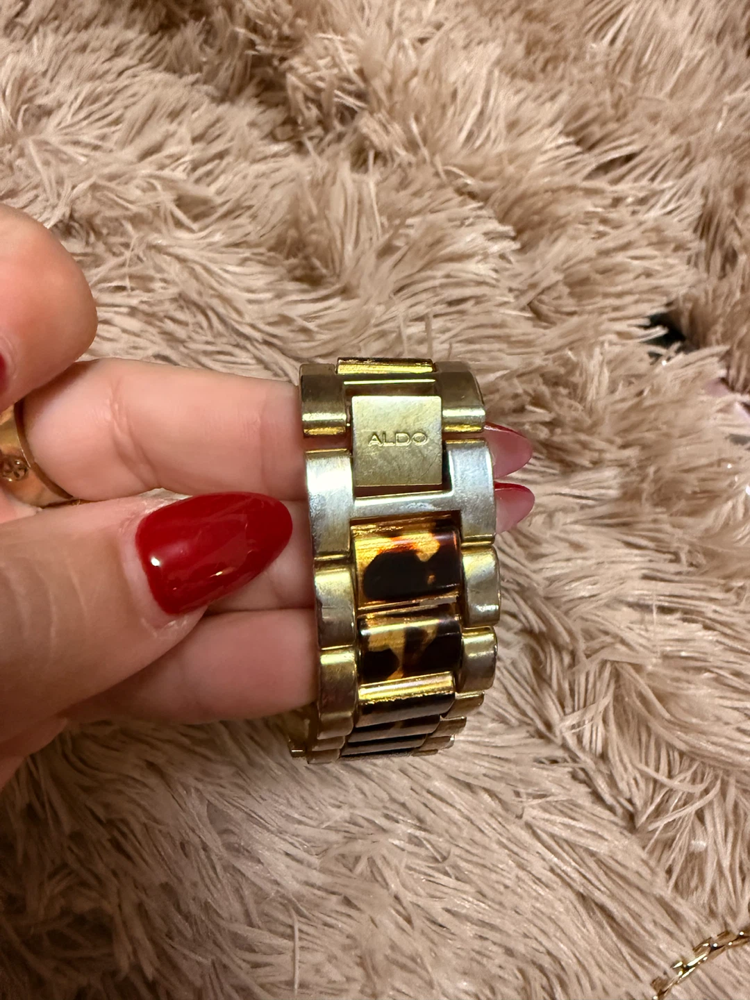 ALDO Tortoiseshell and Gold-Tone Watch 🏈 - photo 2