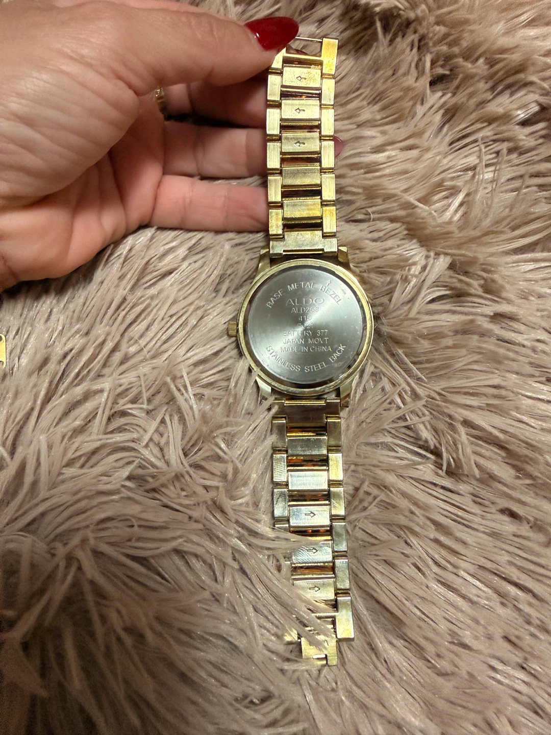 ALDO Tortoiseshell and Gold-Tone Watch 🏈 - photo 3