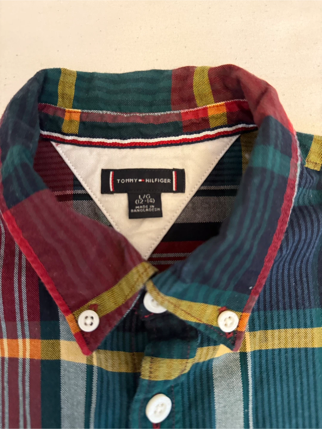 Tommy Hilfiger Kids Plaid Shirt long sleeve - photo 2