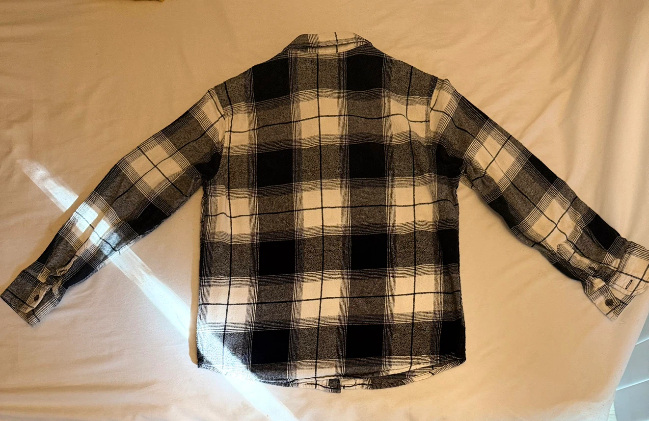 Old Navy Kids Plaid Flannel Shirt long sleeve - photo 4