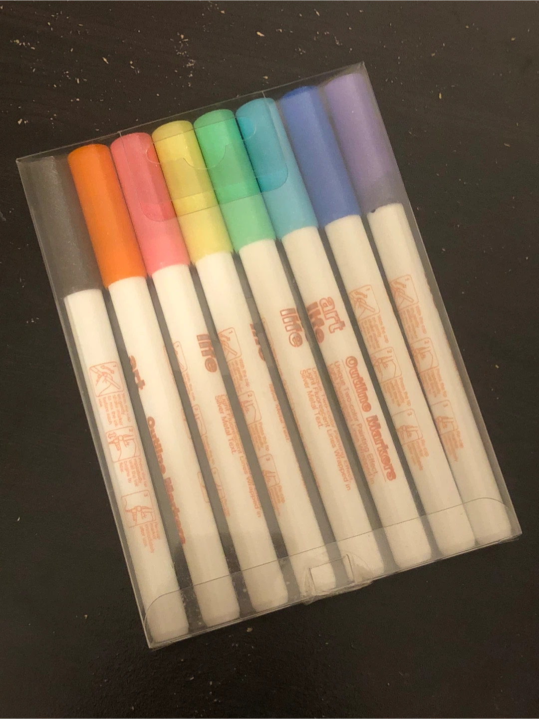 🏈Art Life Outline Markers Set