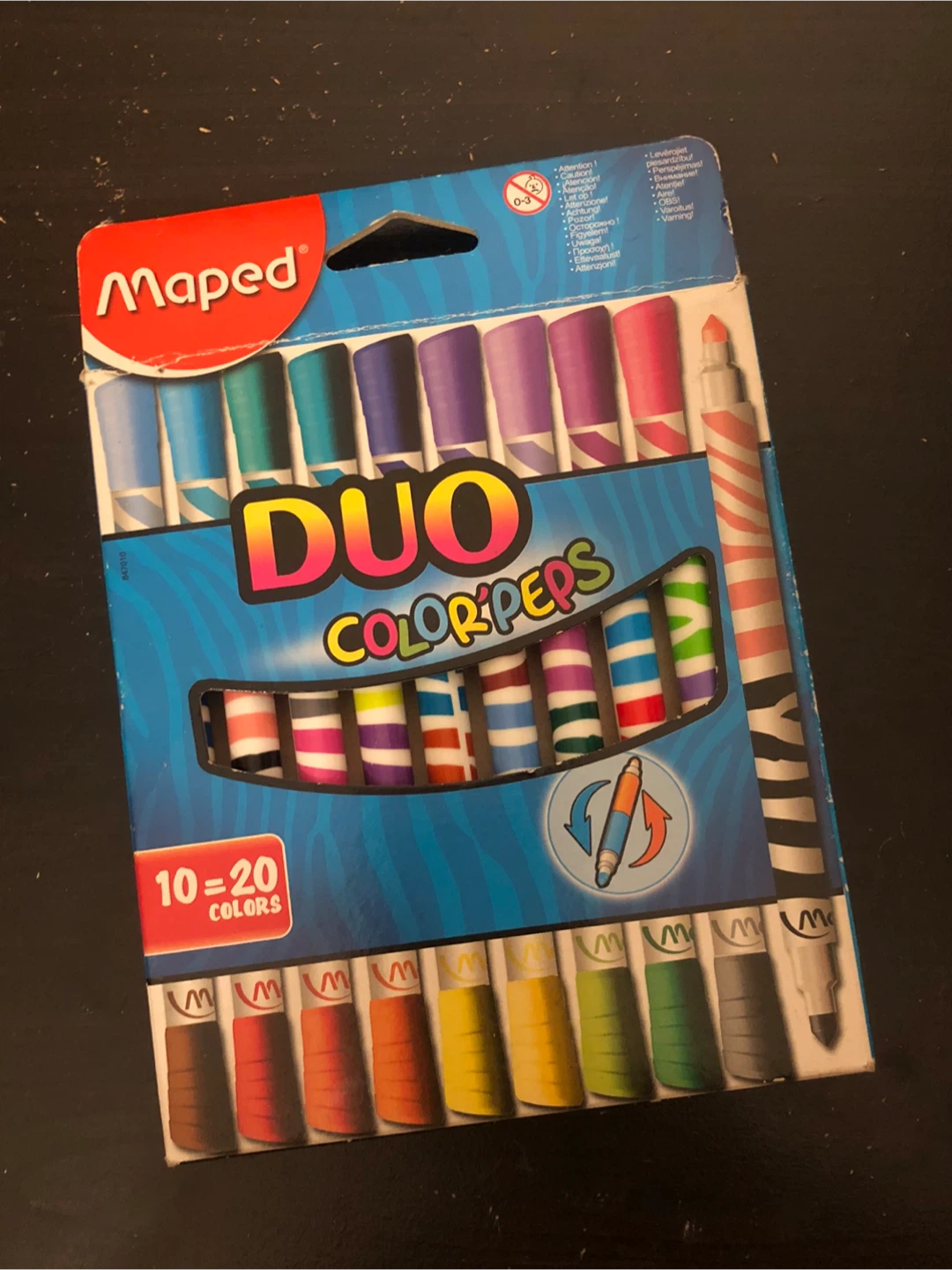 🏈Maped Duo Color'Peps Markers 10 Count