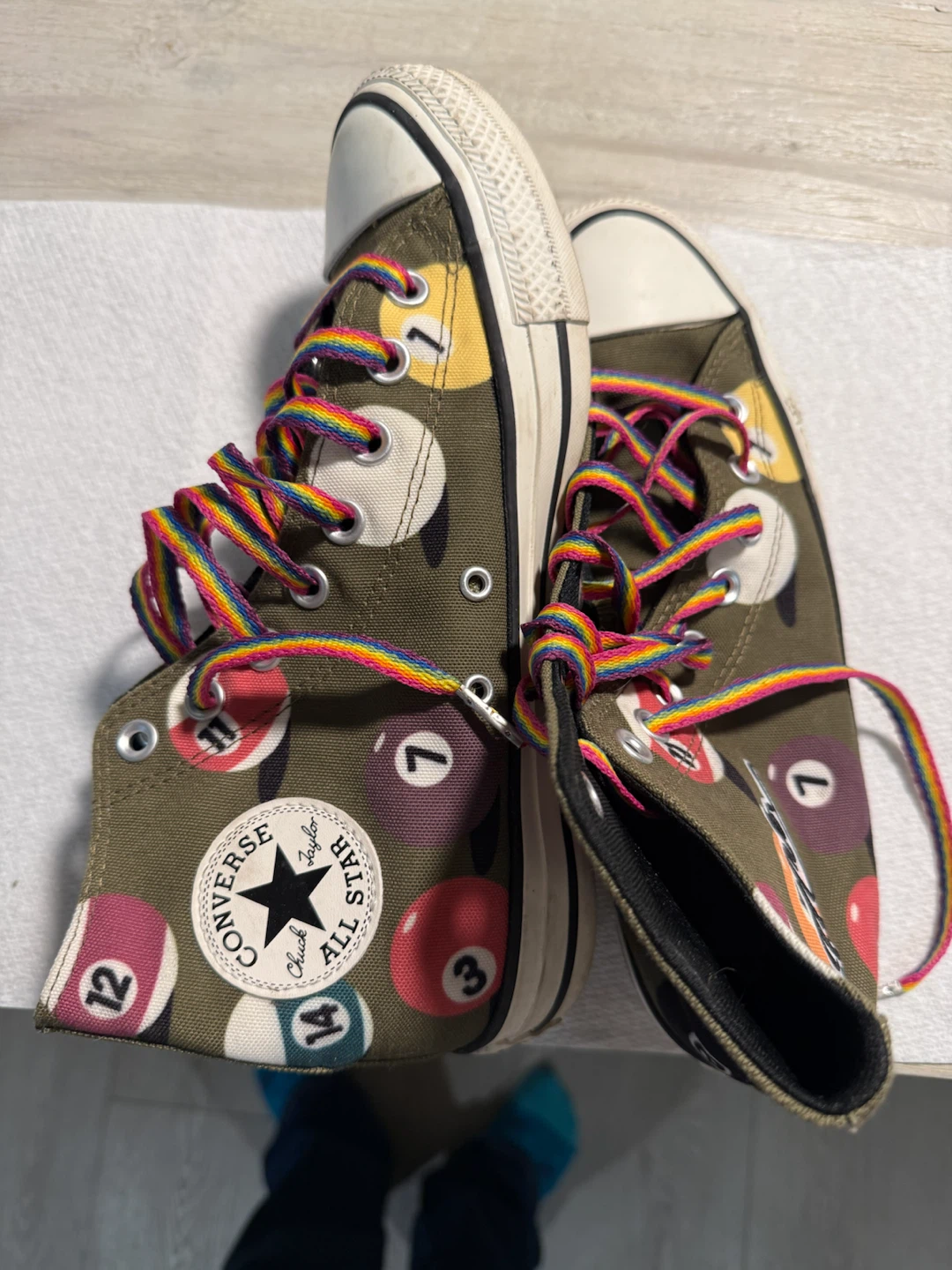 Converse Chuck Taylor High Top Billiard Print