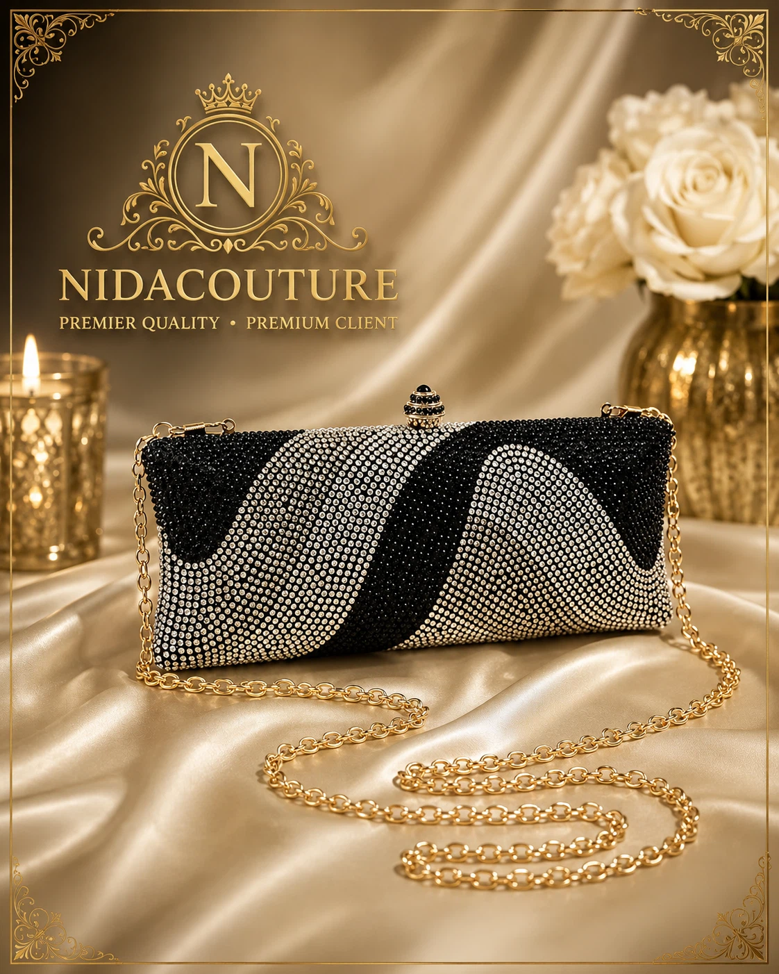 Stunning Rhine stones clutches - photo 4