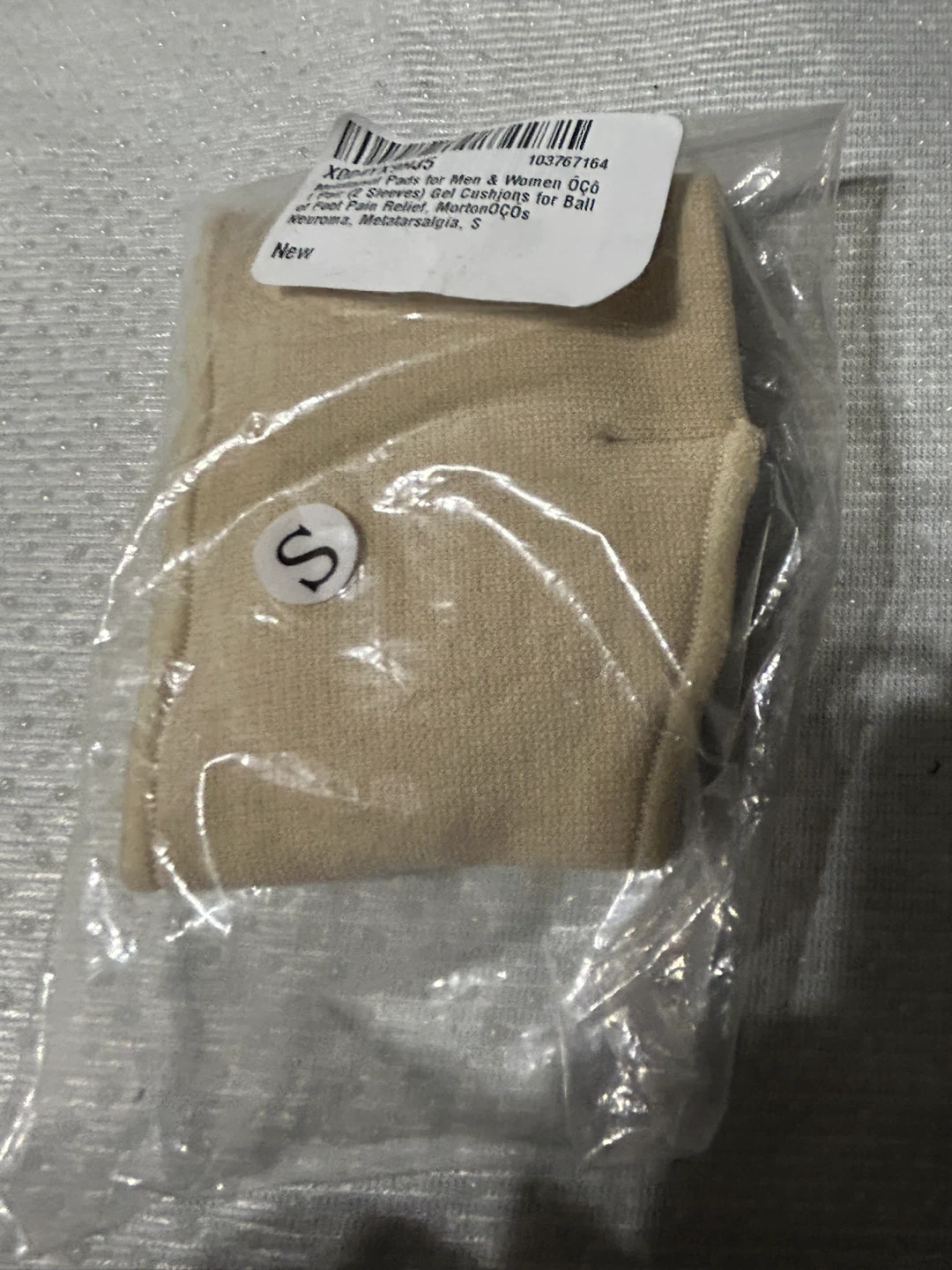 New-Metatarsal Gel Cushion Sleeves, Small - photo 3