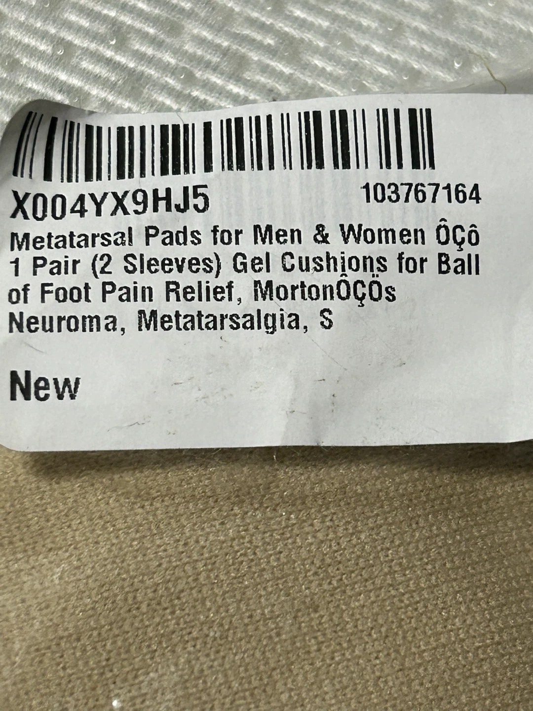 New-Metatarsal Gel Cushion Sleeves, Small - photo 4