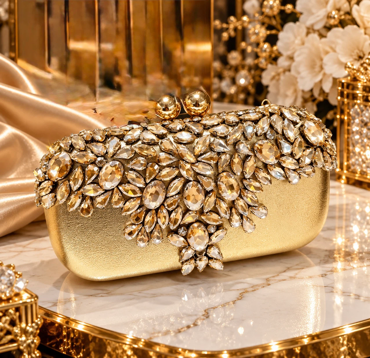 Gold clutch - photo 2