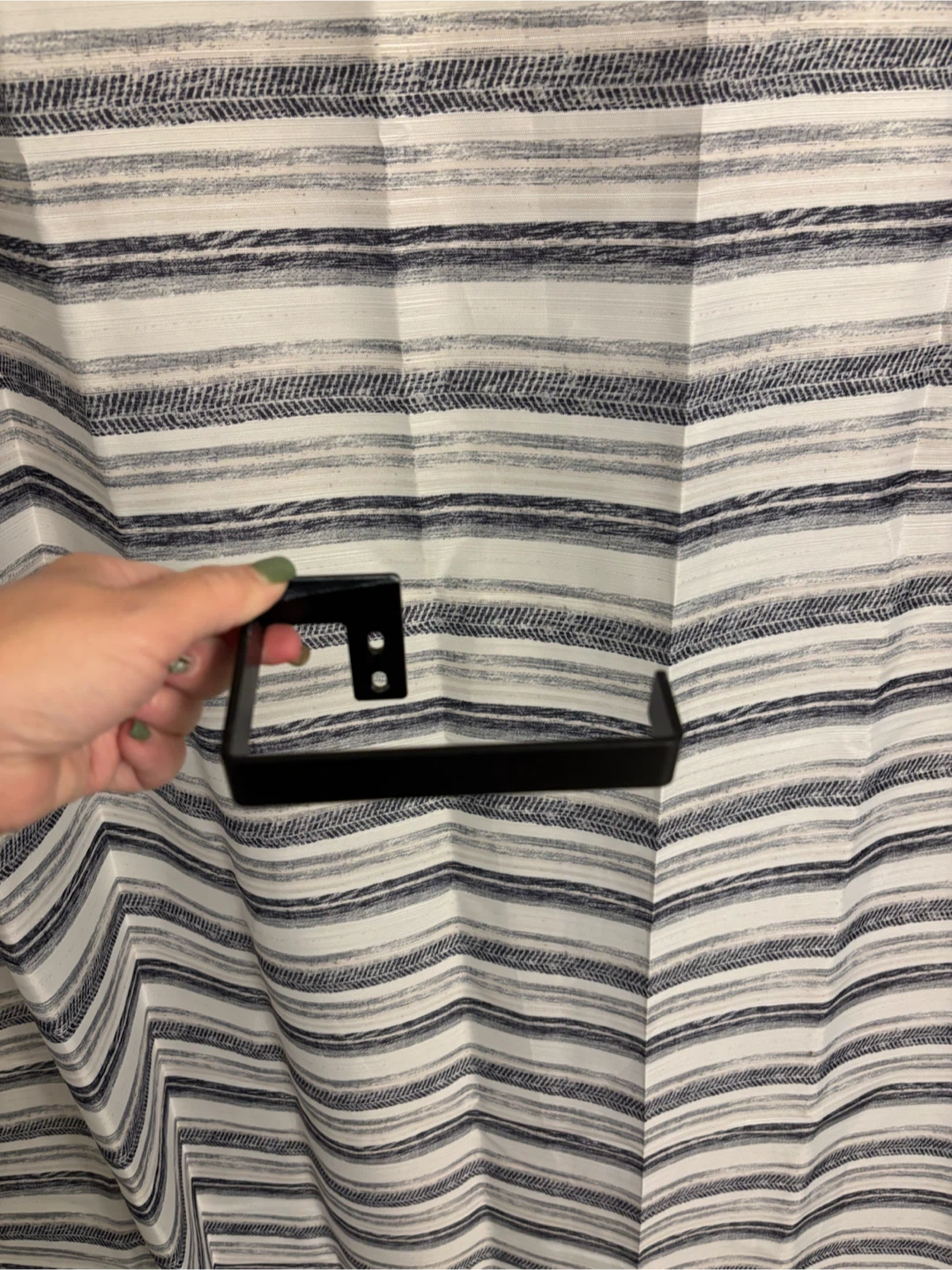 Matte Black Toilet Paper Holder - photo 3