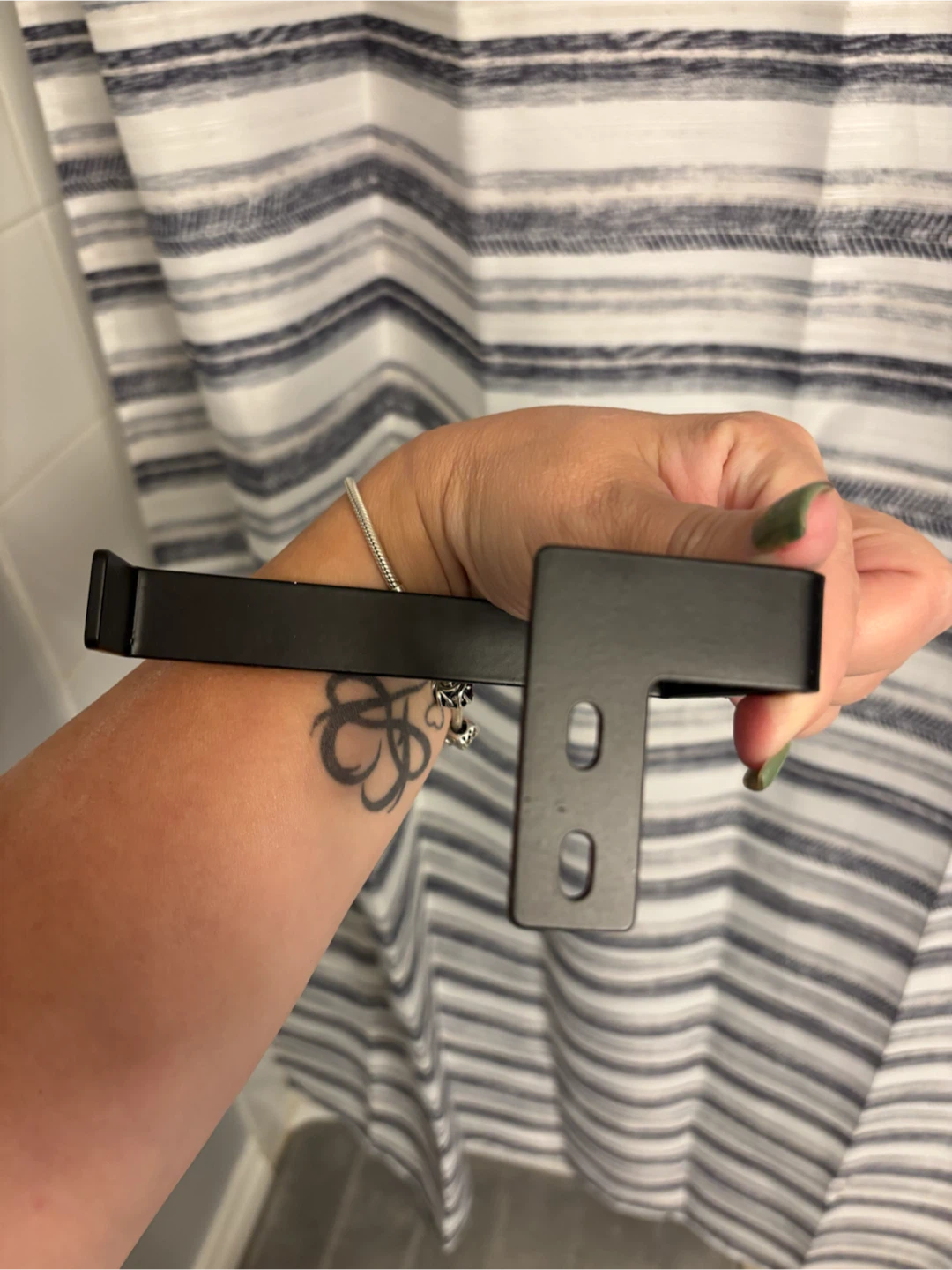 Matte Black Toilet Paper Holder - photo 4