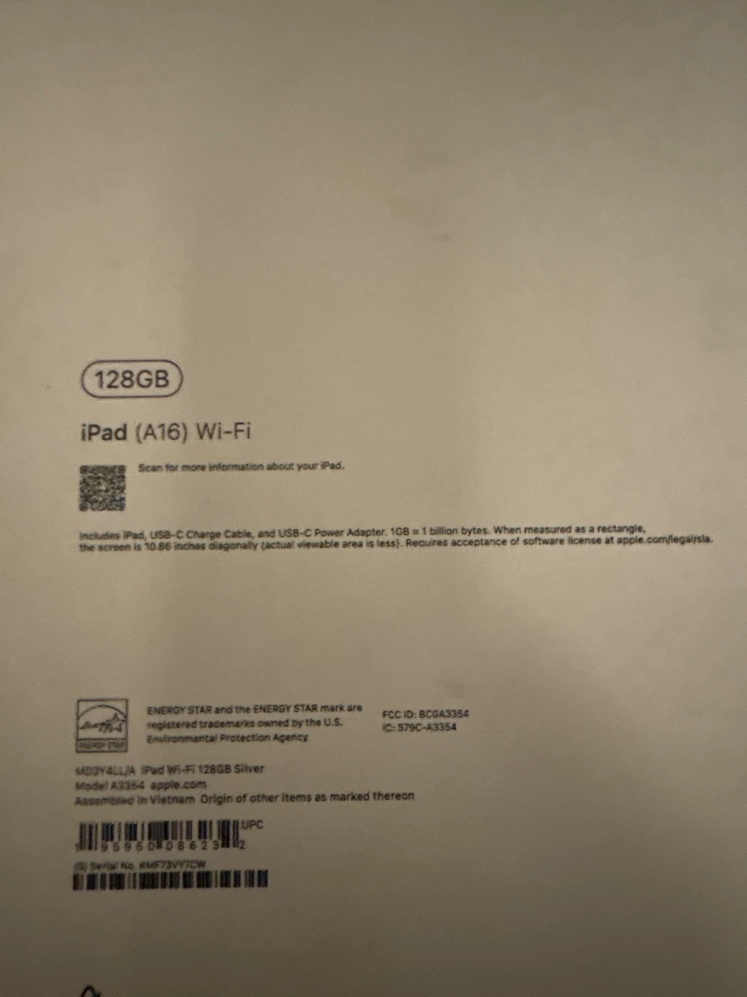 Apple iPad 10th Gen 128GB Wi-Fi Silver - photo 4