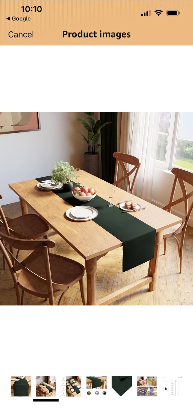 New-Rajrang Dark Green Ribbed Table Runner