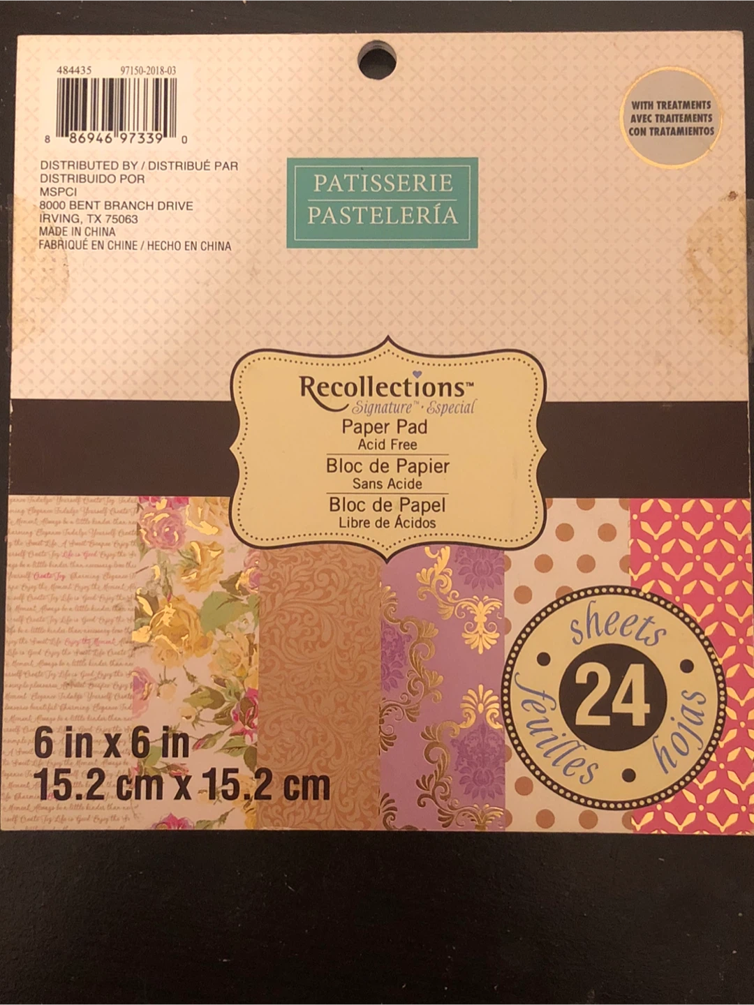 Recollections Patisserie Paper Pad🏈