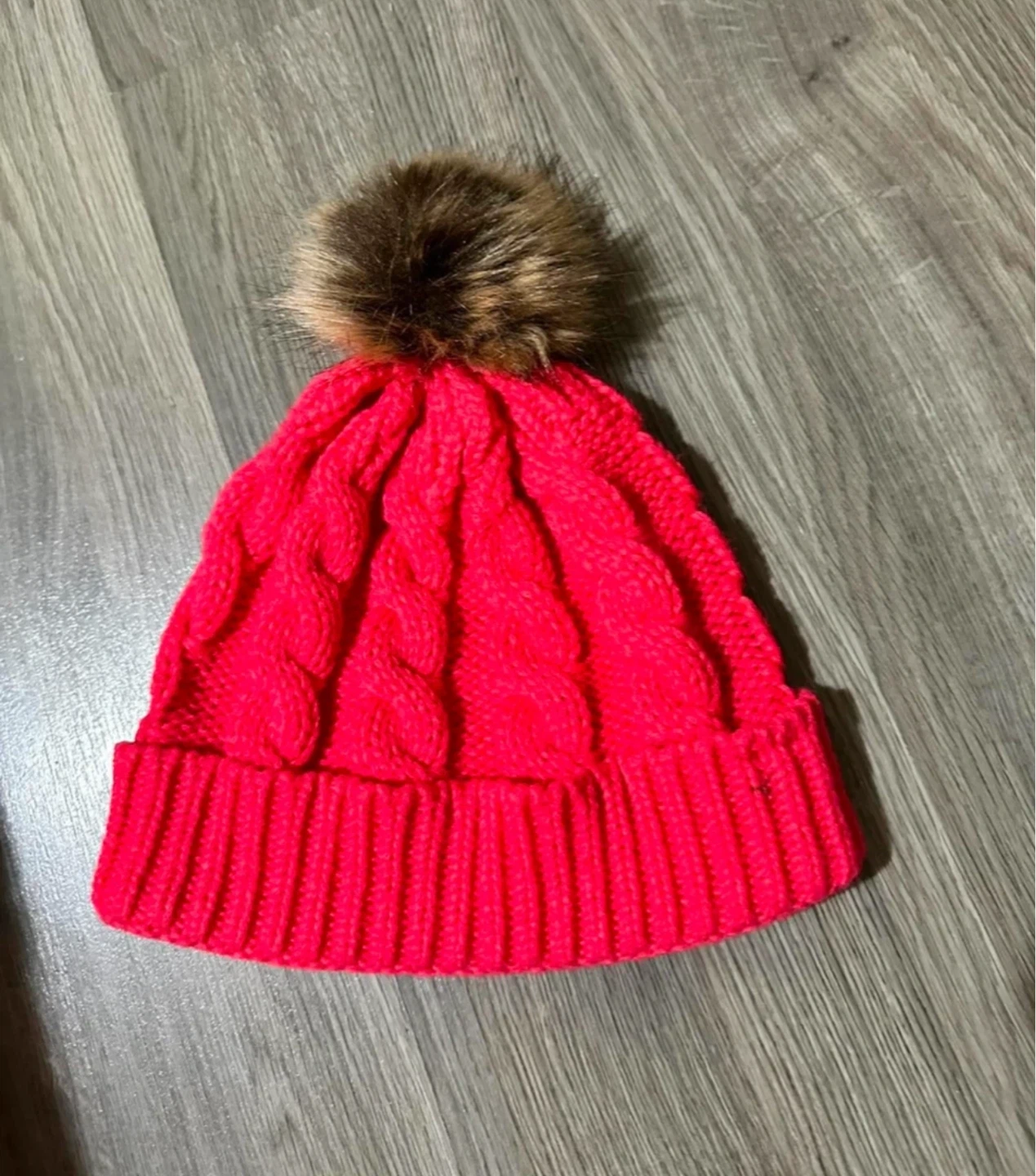 Bright Pink Cable Knit 🏈