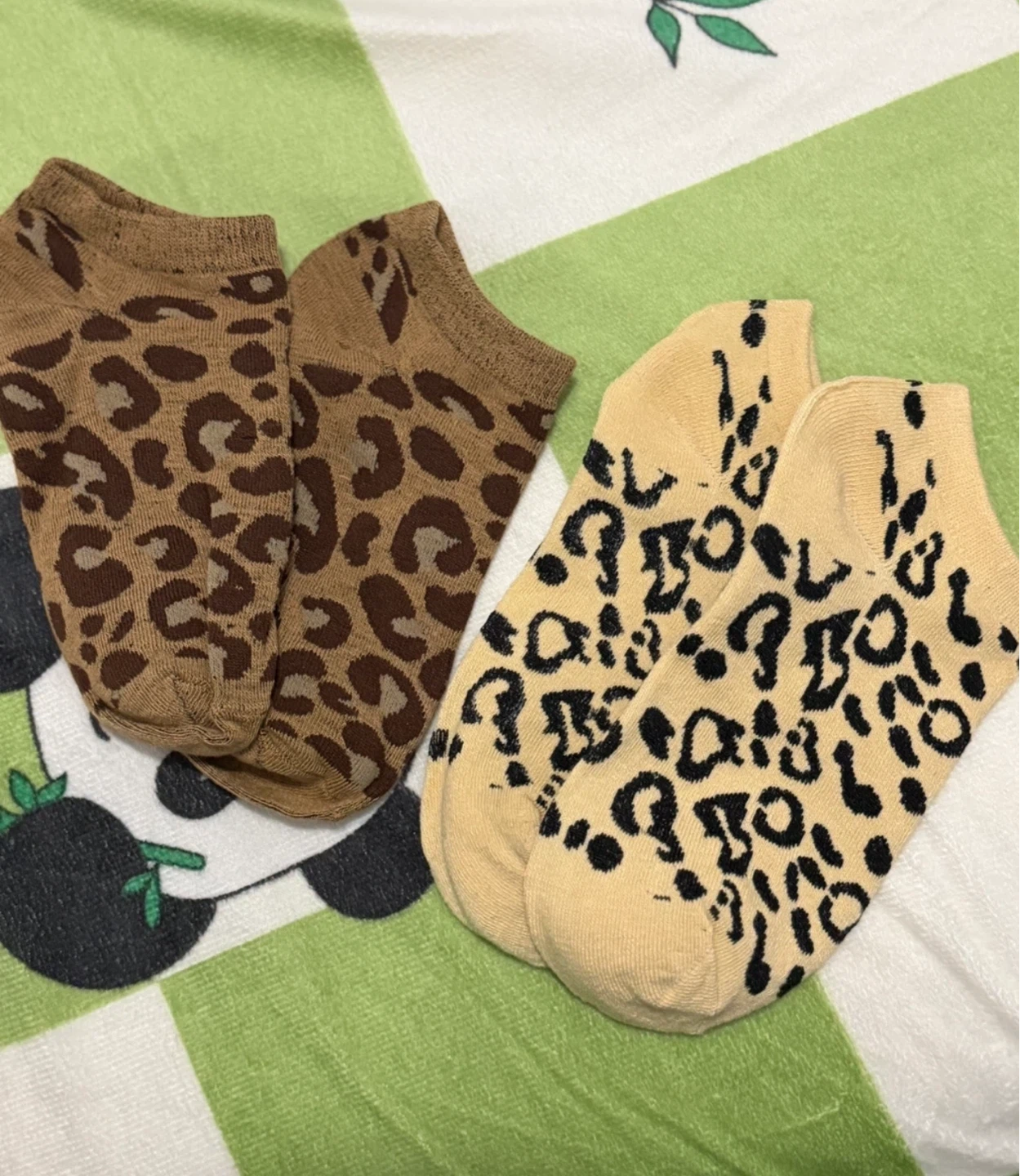 Two Pairs Print Ankle Socks🏈